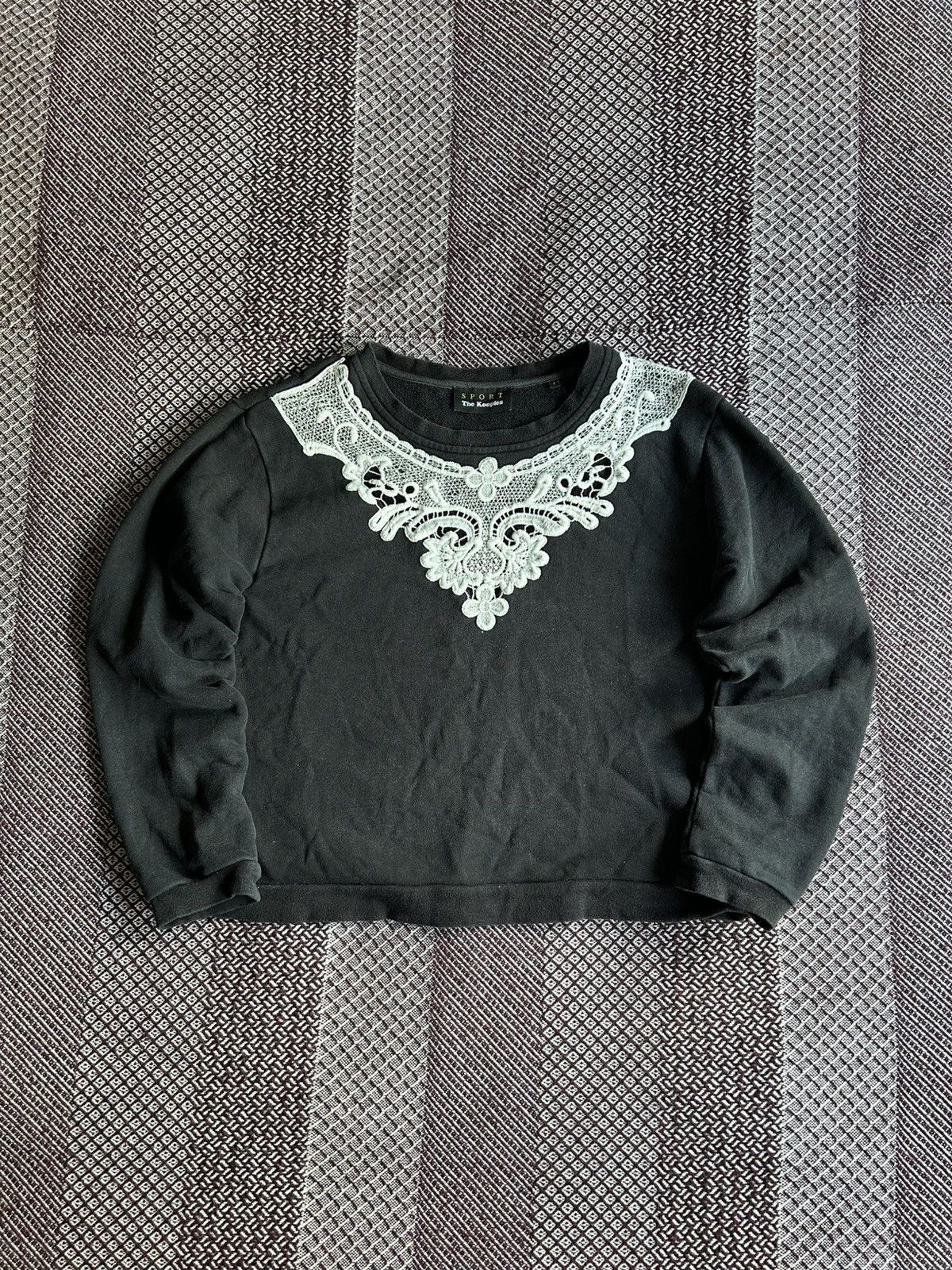 The Kooples Sport The Kooples Black Sweatshirt Luxury Item Size 2 / M Size M / US 6-8 / IT 42-44 - 1 Thumbnail