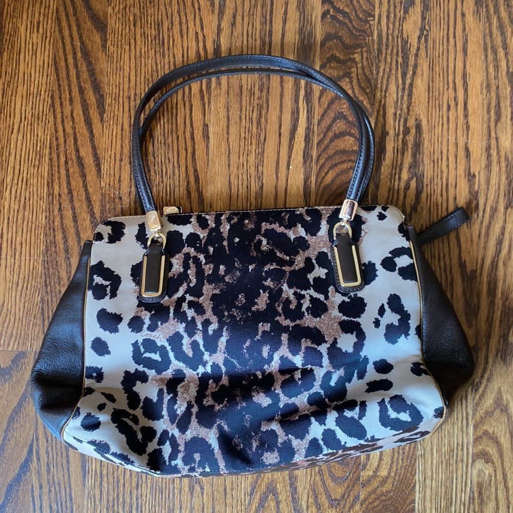 Coach Coach Madison Kimberly Ocelot Print Carry All Handbag 25207 Size ONE SIZE - 7 Thumbnail