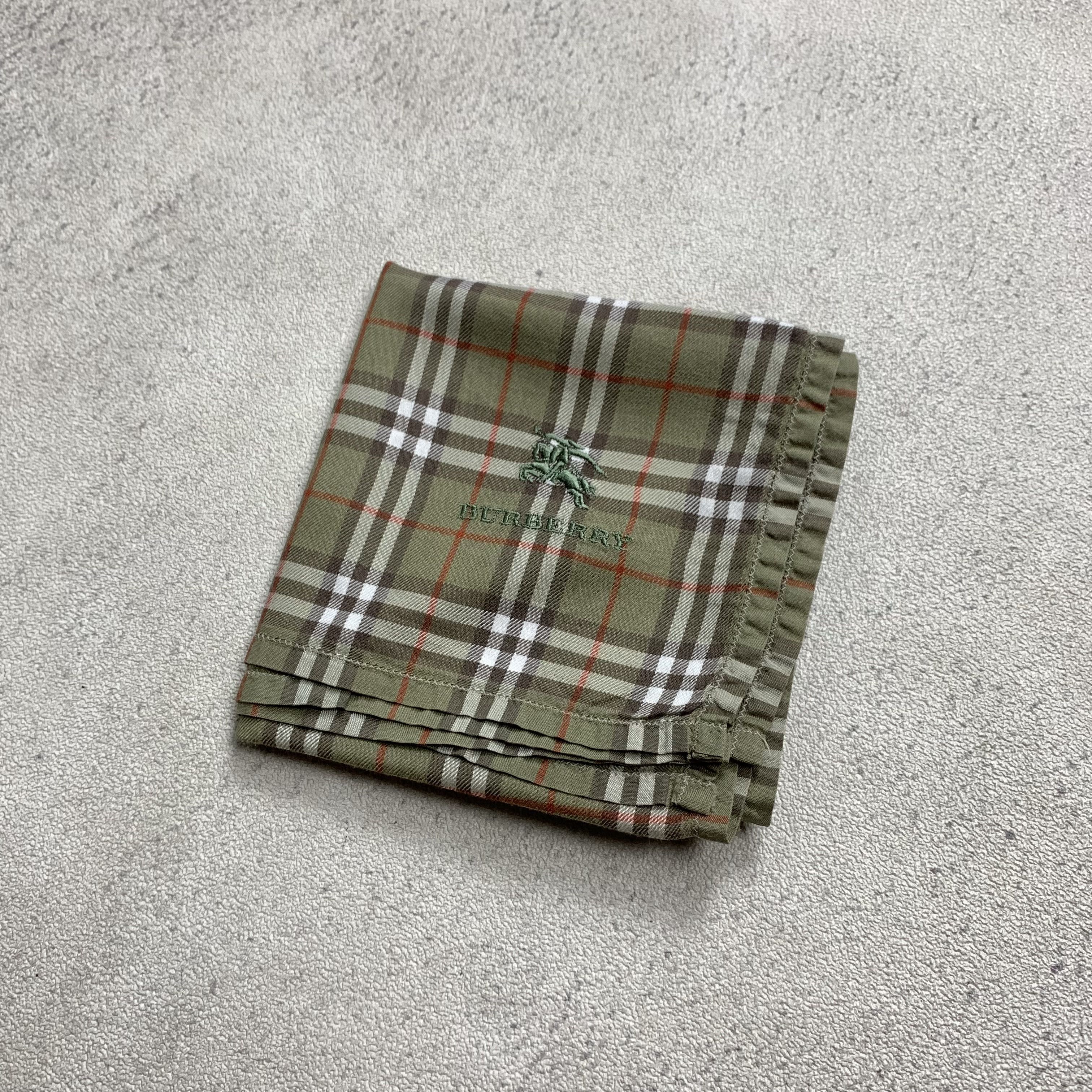 Burberry Burberry Handkerchief Neckerchief Bandana Scarf Size ONE SIZE - 1 Thumbnail