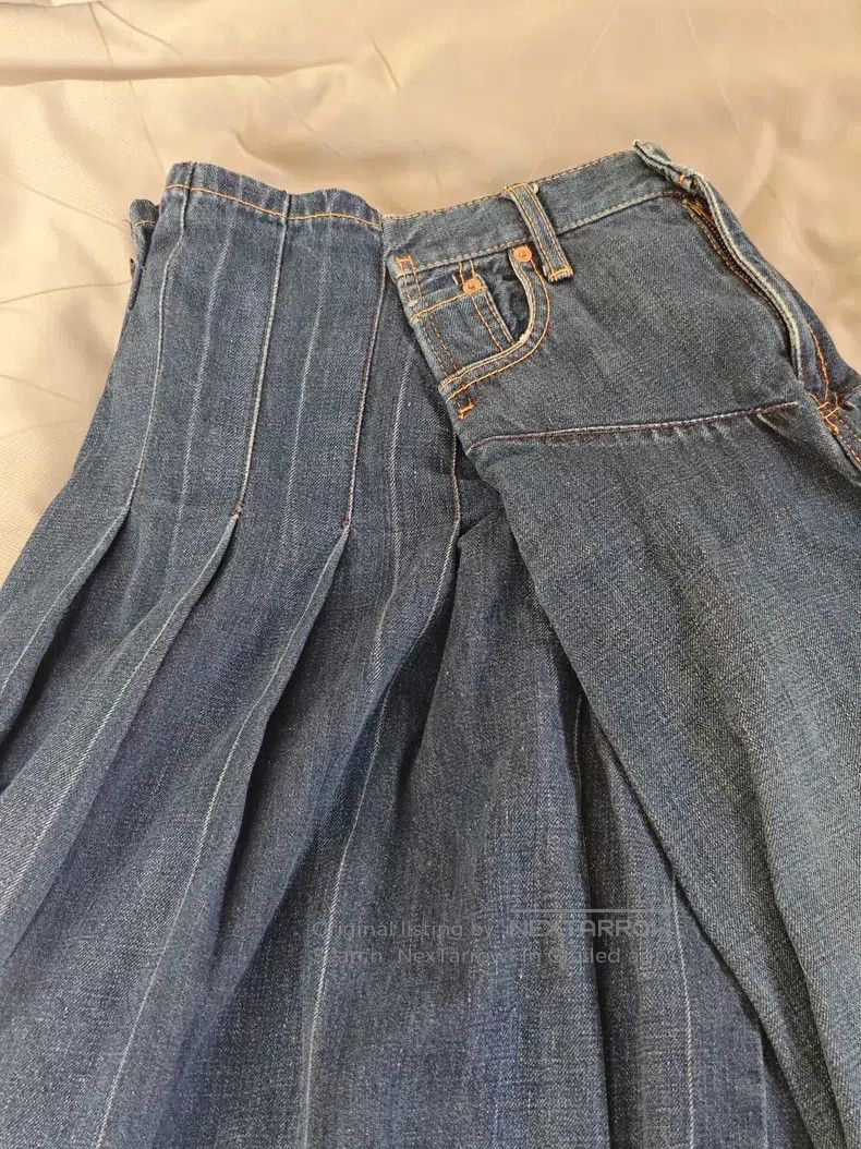 Comme des Garcons Comme des Garcons size S Denim Skirt S-M Size 23" - 6 Thumbnail