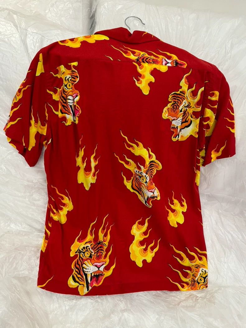 Wacko Maria Wacko Maria TIM LEHI co-branded Flame Tiger Print Yuppie st Size US S / EU 44-46 / 1 - 4 Thumbnail