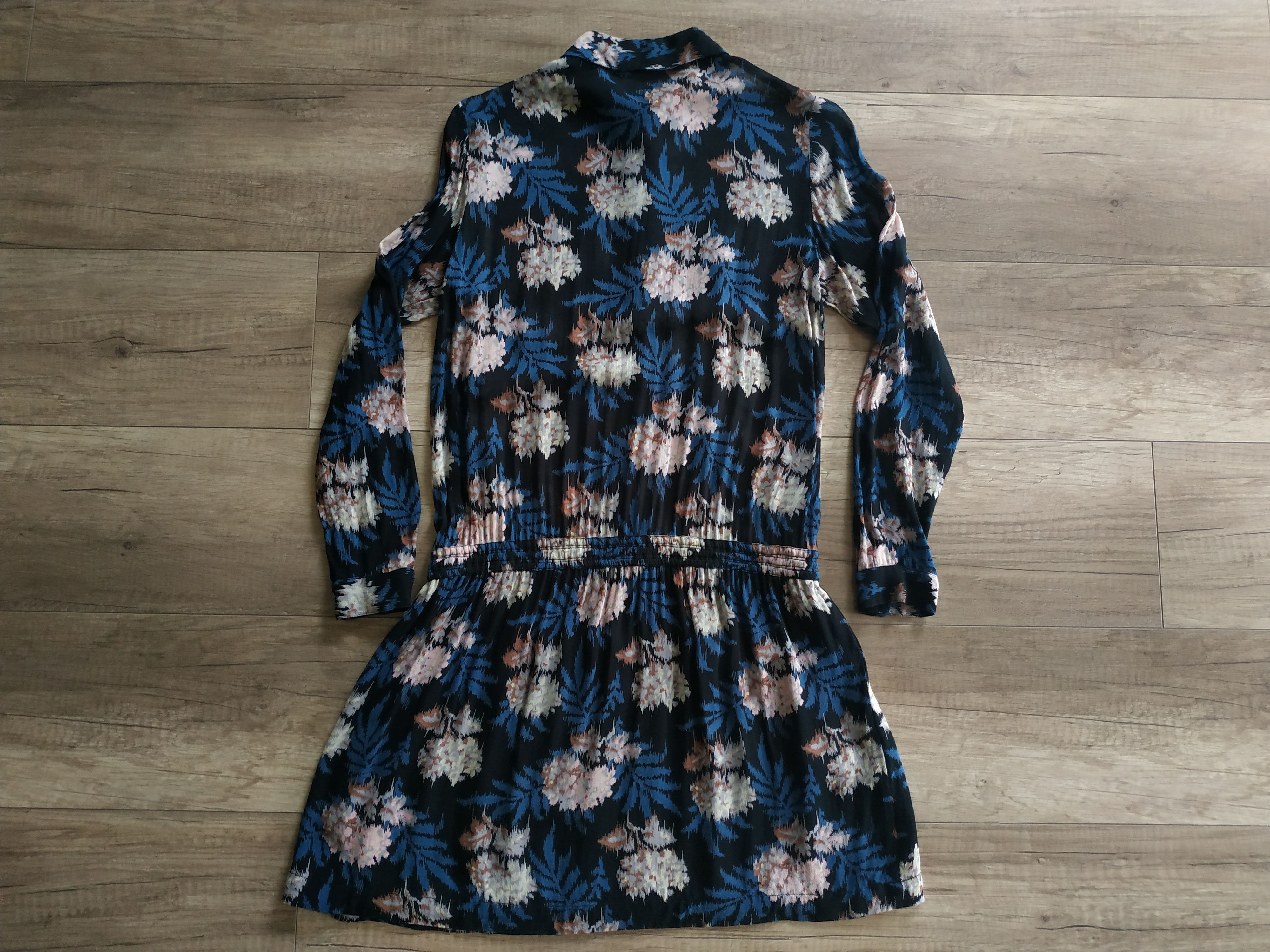 Ganni GANNI Georgette Women's Floral Print Midi Dress, s. SMALL Size S / US 4 / IT 40 - 4 Thumbnail