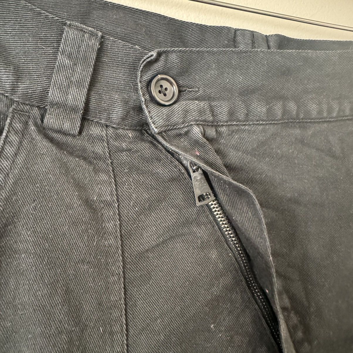 Alexandre Plokhov Alexandre Plokhov Black Cinch Strap Trousers Avant Garde Size US 38 / EU 54 - 4 Thumbnail