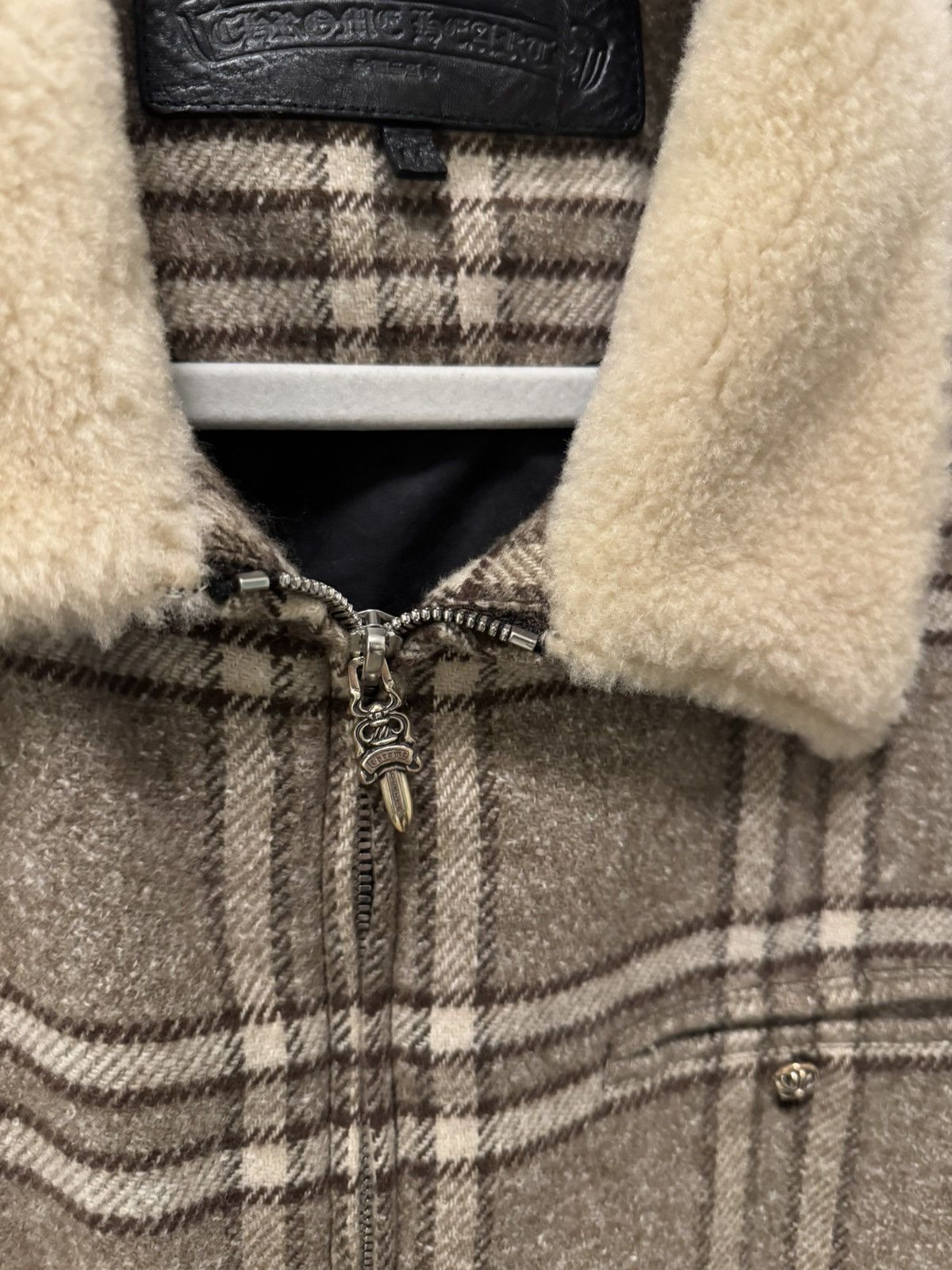 Chrome Hearts Chrome Hearts Shearling Jacket Size US M / EU 48-50 / 2 - 2 Thumbnail