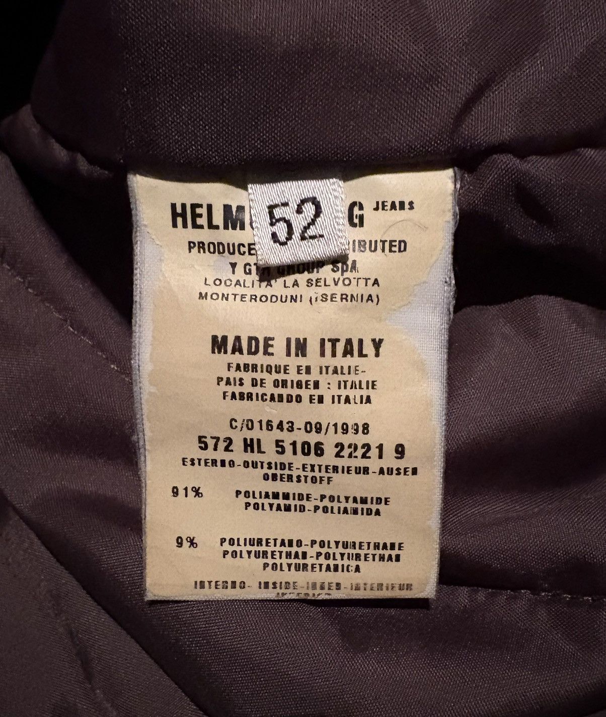 Helmut Lang 1998 Olive Green Nylon Parka Size US L / EU 52-54 / 3 - 7 Thumbnail