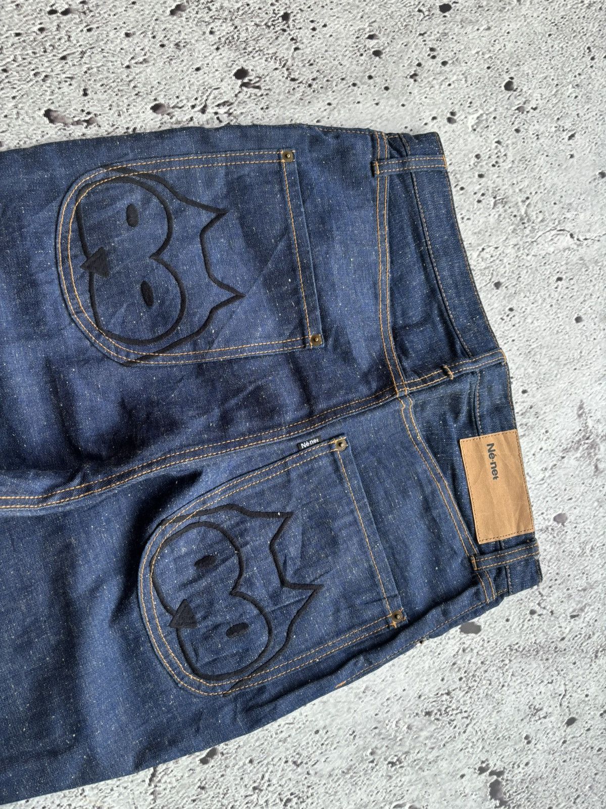 Ne-Net Ne-net Iseey miyake denim jeans Size US 32 / EU 48 - 6 Thumbnail