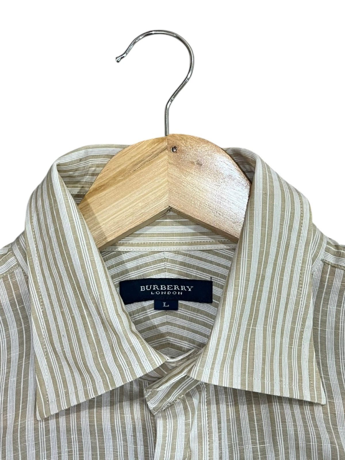 Burberry × Vintage Burberry Stripes Shirt Size US L / EU 52-54 / 3 - 3 Thumbnail