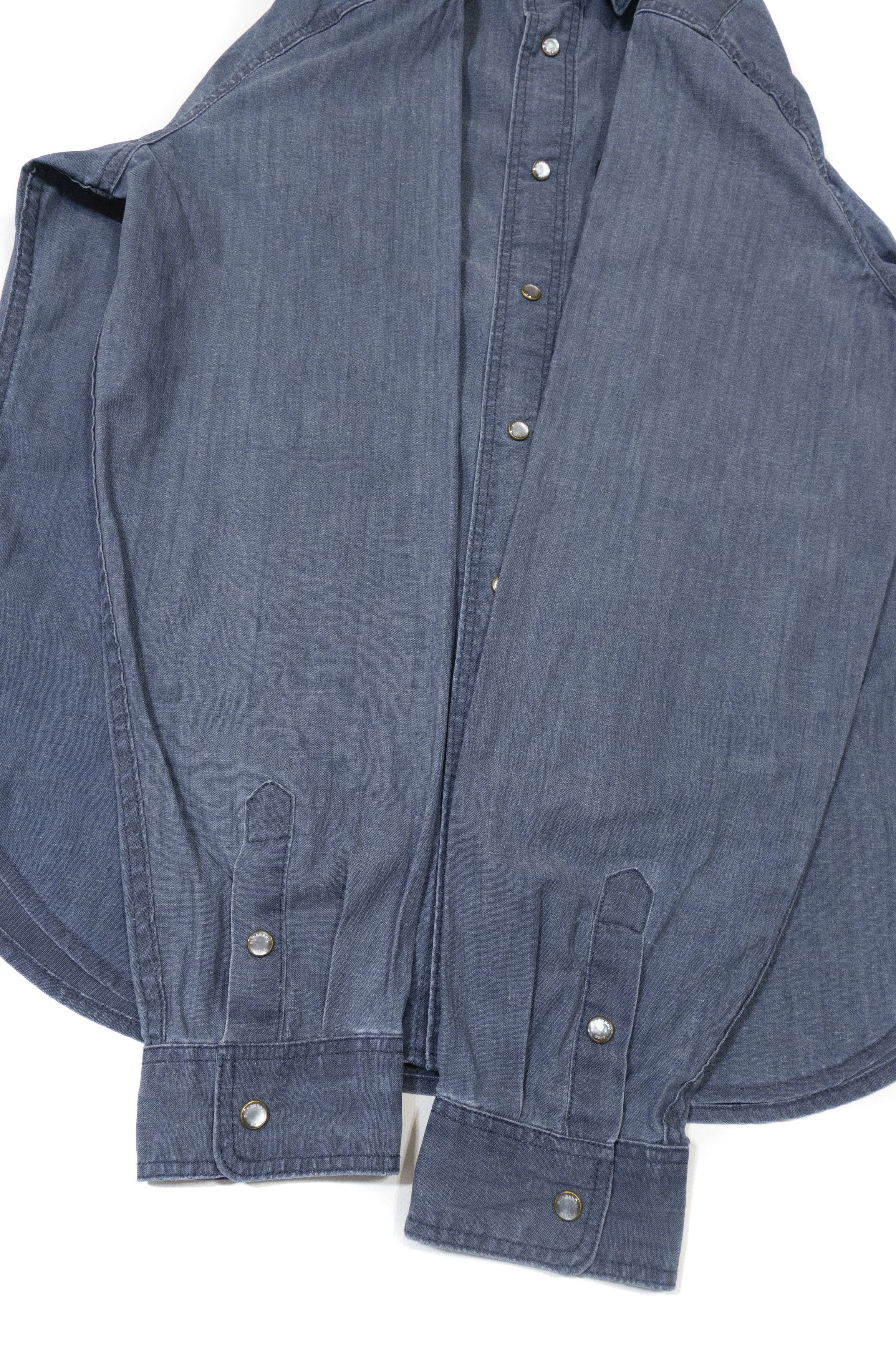 Burberry Brit Denim Button-Up Shirt Size US XL / EU 56 / 4 - 5 Thumbnail