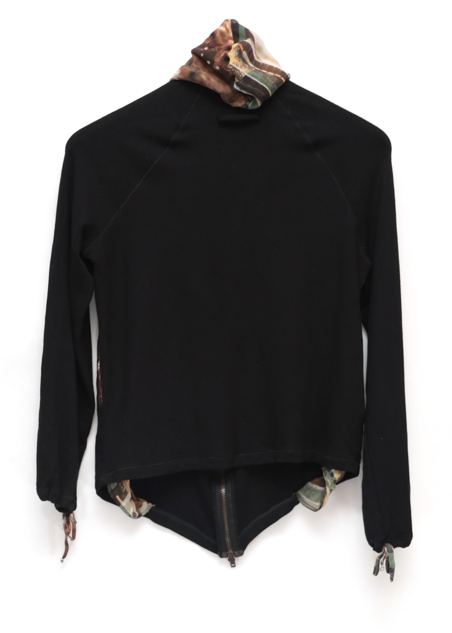 Jean Paul Gaultier Jean Paul Gaultier Vintage Black Cinema Zip Through Hoodie Size M / US 6-8 / IT 42-44 - 5 Thumbnail