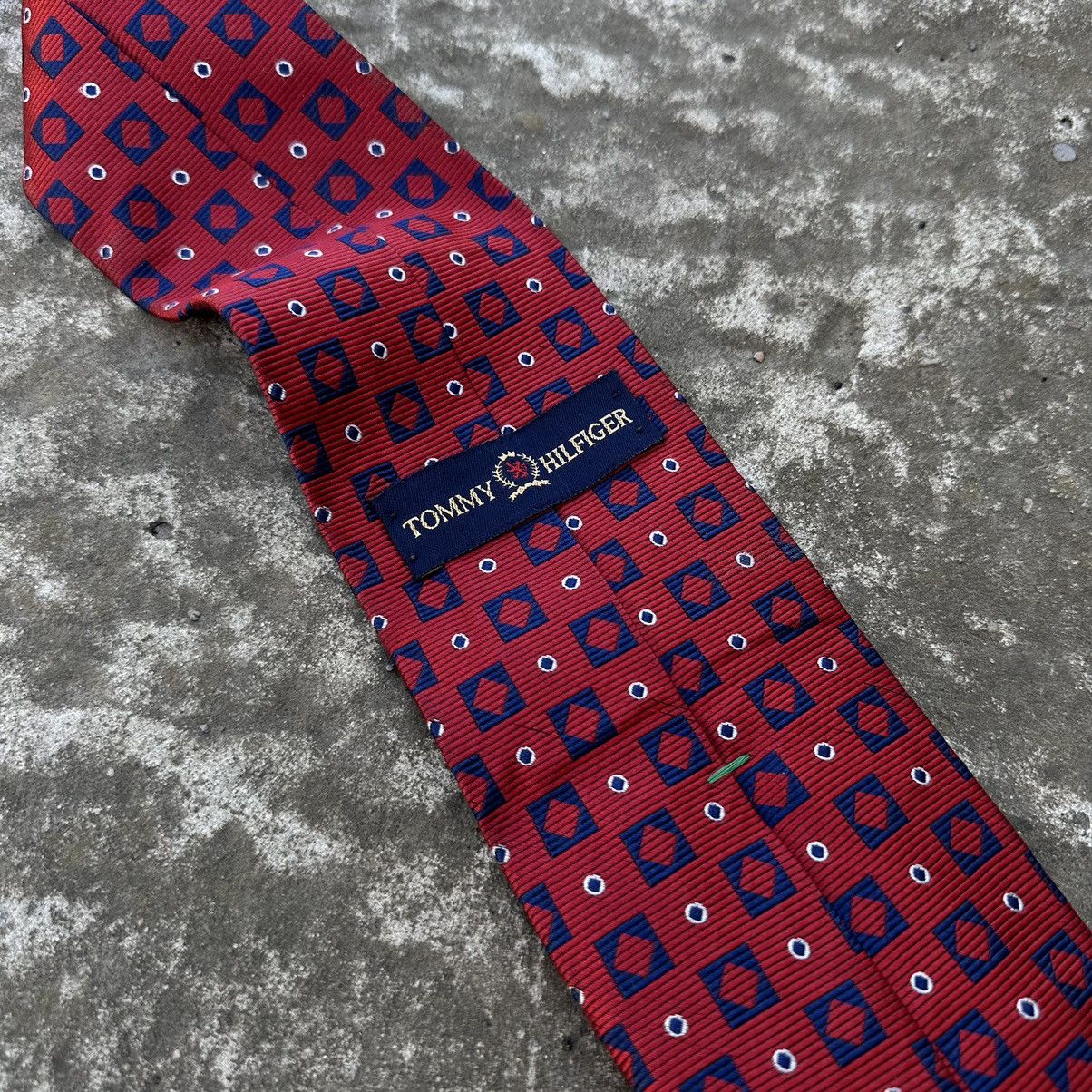 Tommy Hilfiger Luxury Tommy Hilfiger Tie Silk Old Money Italy 00s Size ONE SIZE - 3 Thumbnail