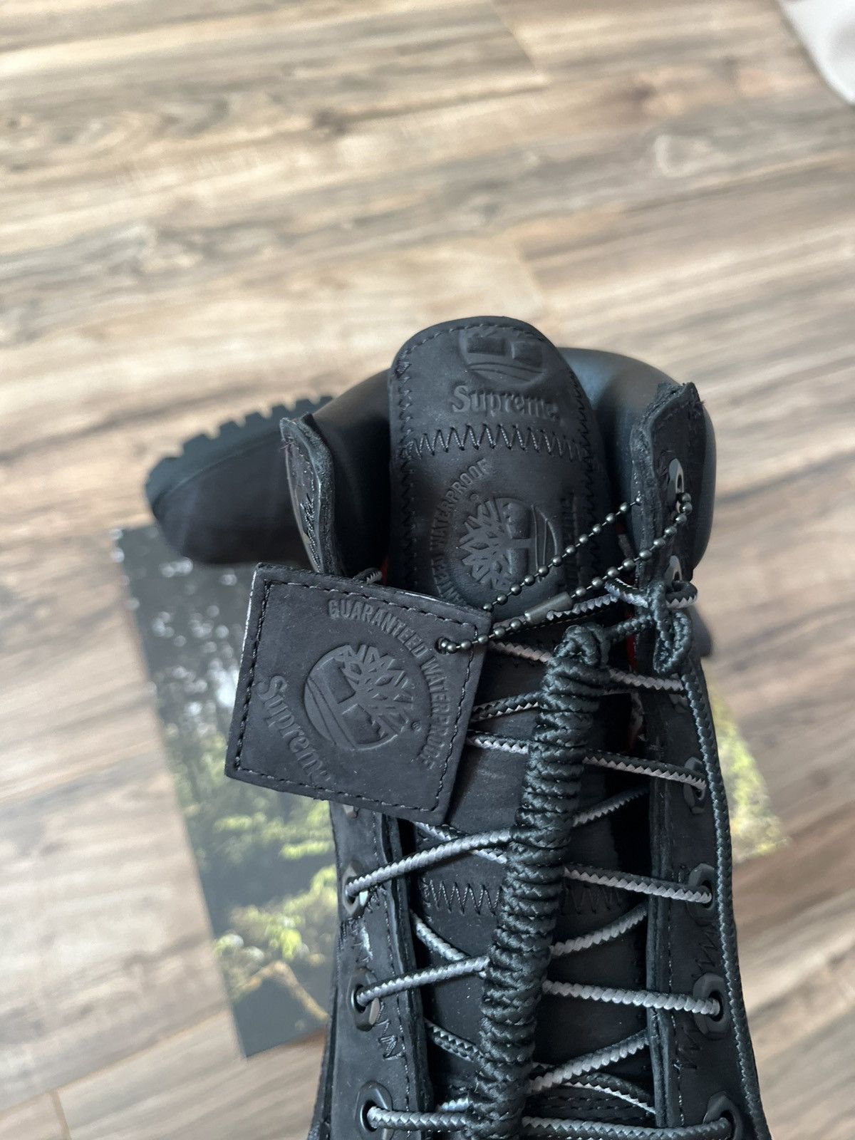 Supreme × Timberland Supreme Patchwork Timberland 6” Premium Waterproof Boot Size US 12 / EU 45 - 9 Thumbnail