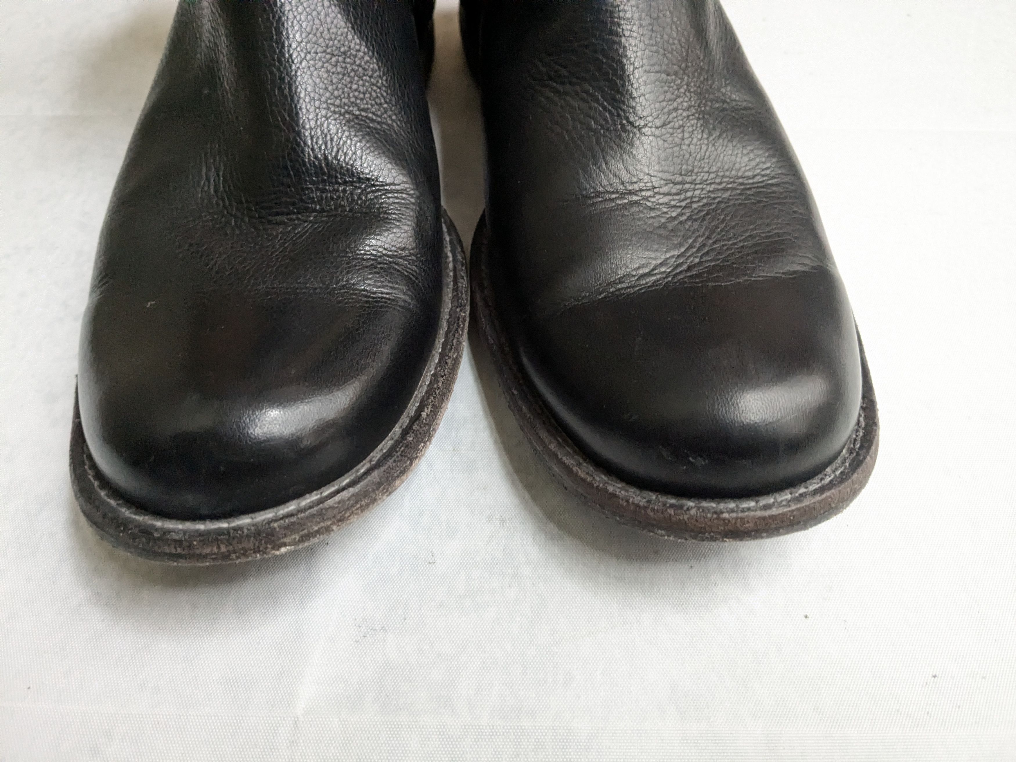 Frye Frye Harness Boots Black Leather 8.5 D Leather Buckle Size US 8.5 / EU 41-42 - 4 Thumbnail