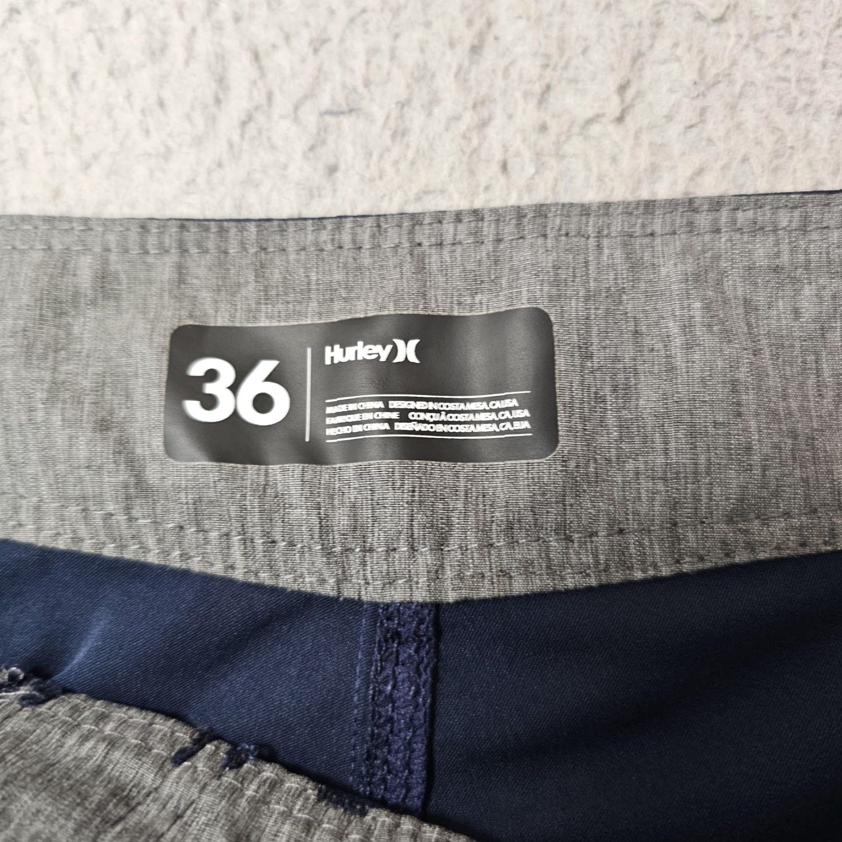 Hurley Hurley Phantom Board Shorts Mens 36 Blue Aqua Swim Trunks Surf Stretch Size US 36 / EU 52 - 2 Thumbnail