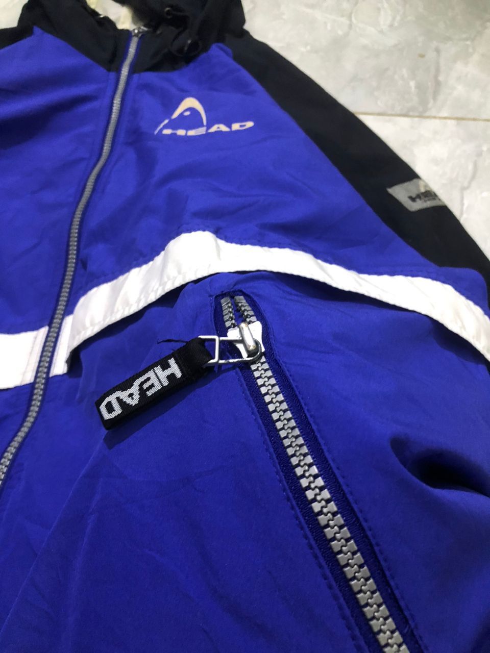 Vintage Vintage Head Sportswear Windbreaker Back-HIT ! Size US S / EU 44-46 / 1 - 6 Thumbnail