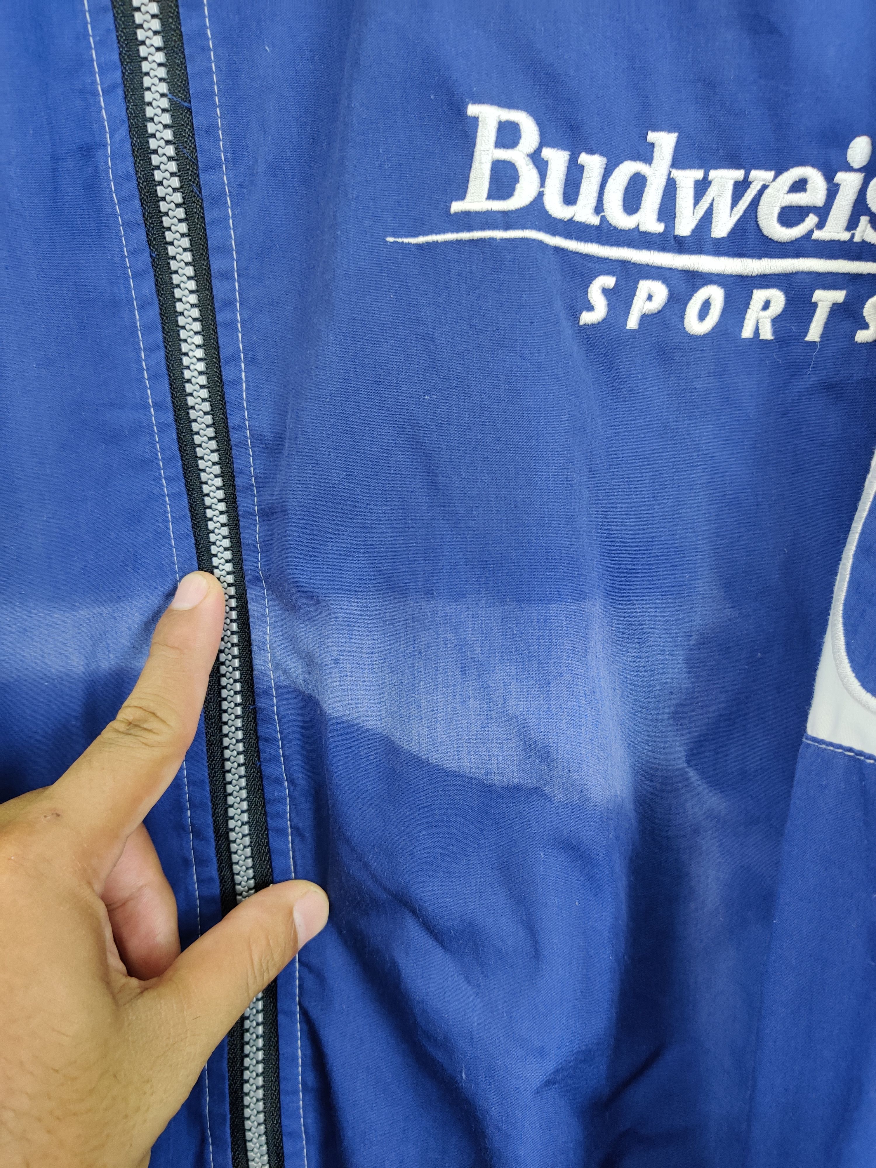 Budweiser Vintage Budweiser Sports Embroidery Spellout Jacket Size US L / EU 52-54 / 3 - 6 Thumbnail