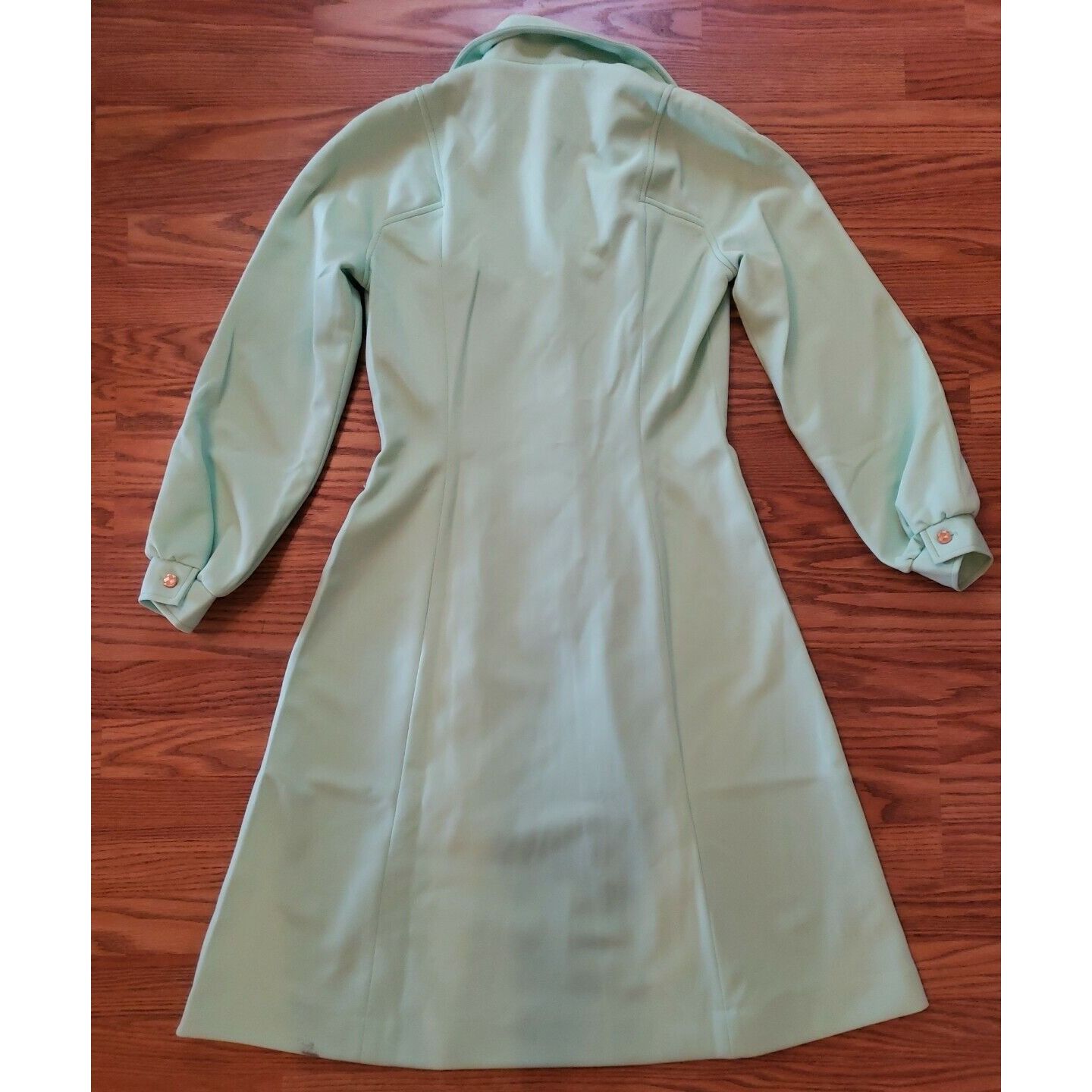 Vintage Vtg Mod Dress Womens S/M Mint Green Vintage Polyester Knit R Size M / US 6-8 / IT 42-44 - 11 Thumbnail