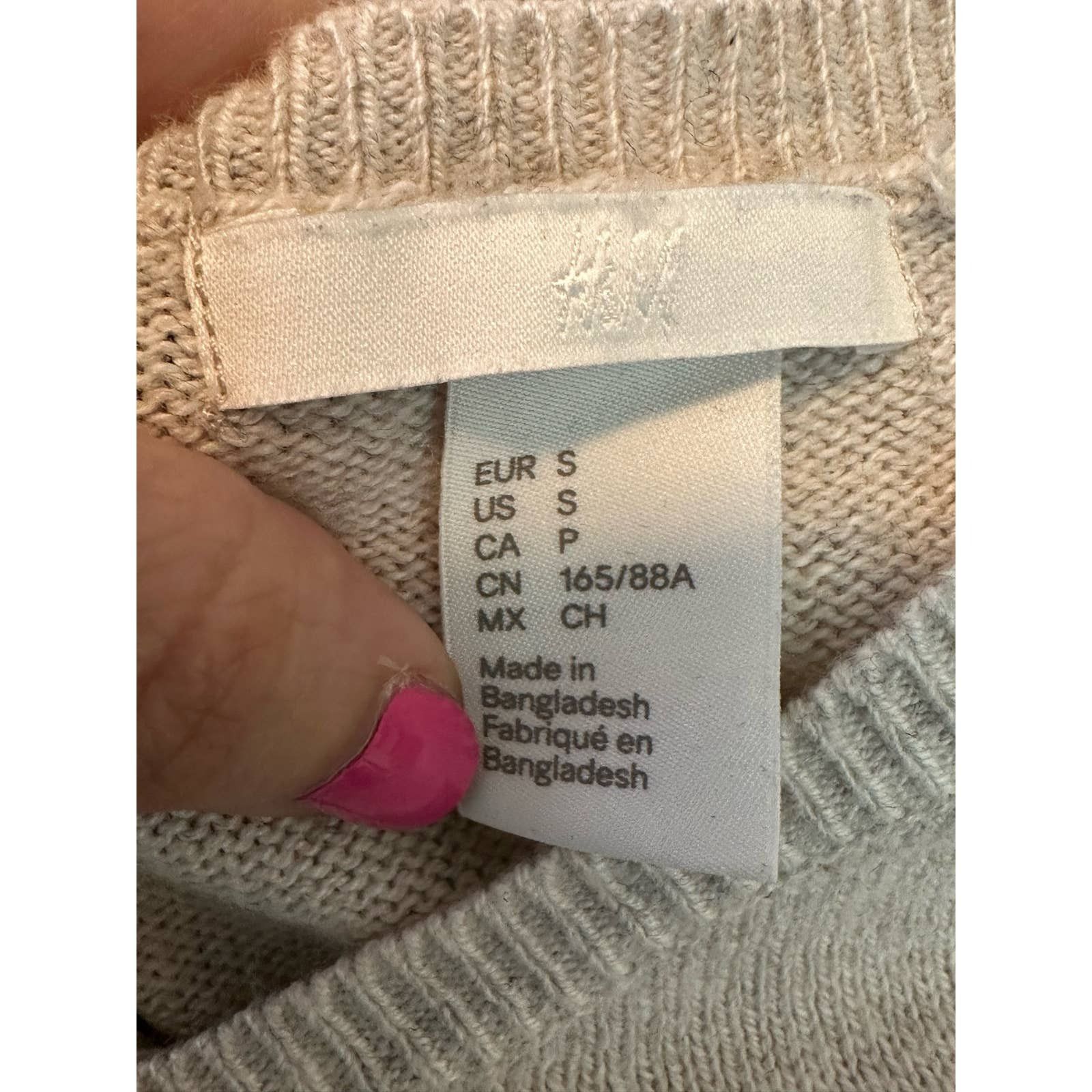 H&M H&M beige crew neck sweater size small Size S / US 4 / IT 40 - 4 Thumbnail