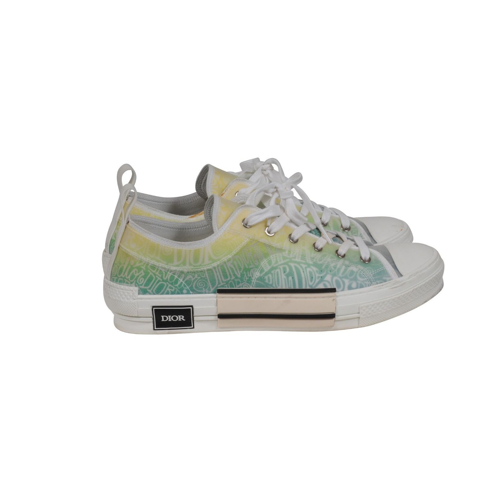 Dior SHAWN Stussy B23 Low Top Oblique Logo Sneaker Size US 12 / EU 45 - 8 Thumbnail
