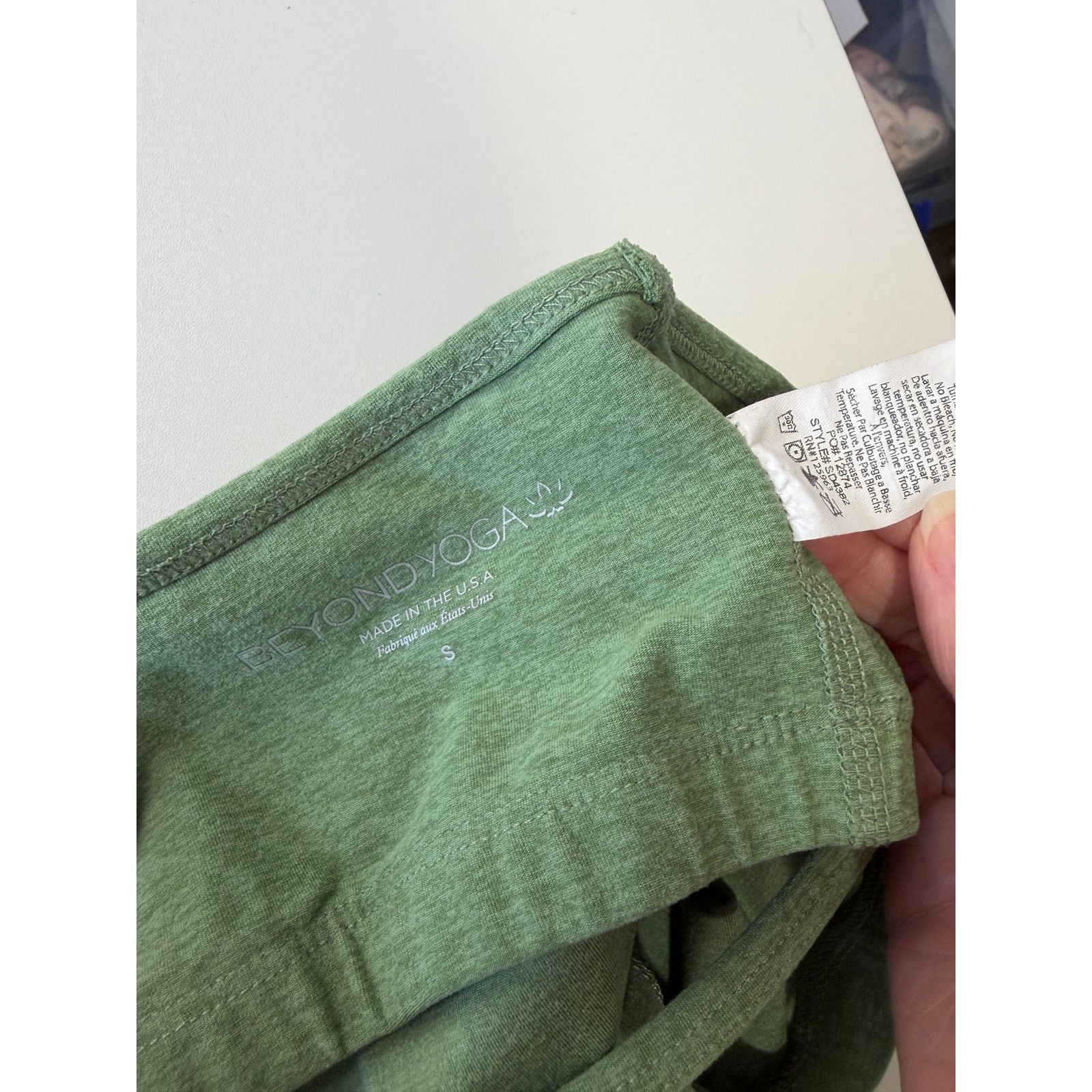 Beyond Yoga Beyond Yoga Green Legging Sports Bra Set Women US S Size 23" - 14 Thumbnail