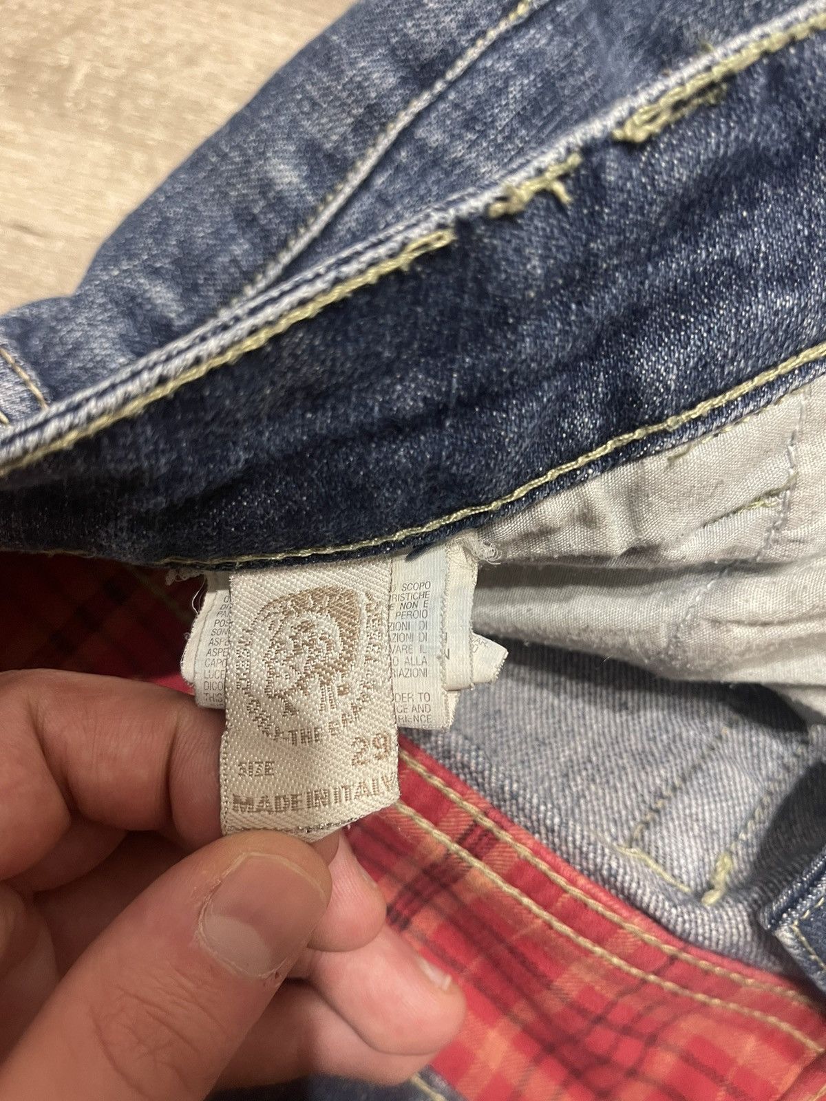 Diesel DIESEL ZATINY RIPPED FLARED VINTAGE Y2K JEANS SIZE 29 Size 24" / US 00 / IT 34 - 16 Thumbnail