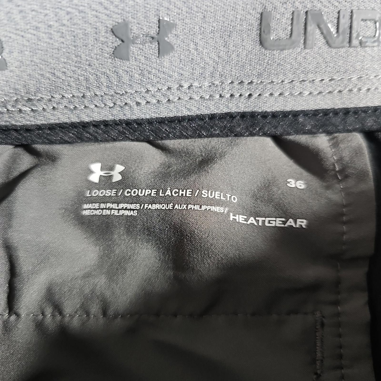 Under Armour Under Armour Golf Shorts Mens 36 Charcoal Gray HeatGear Size US 36 / EU 52 - 3 Thumbnail