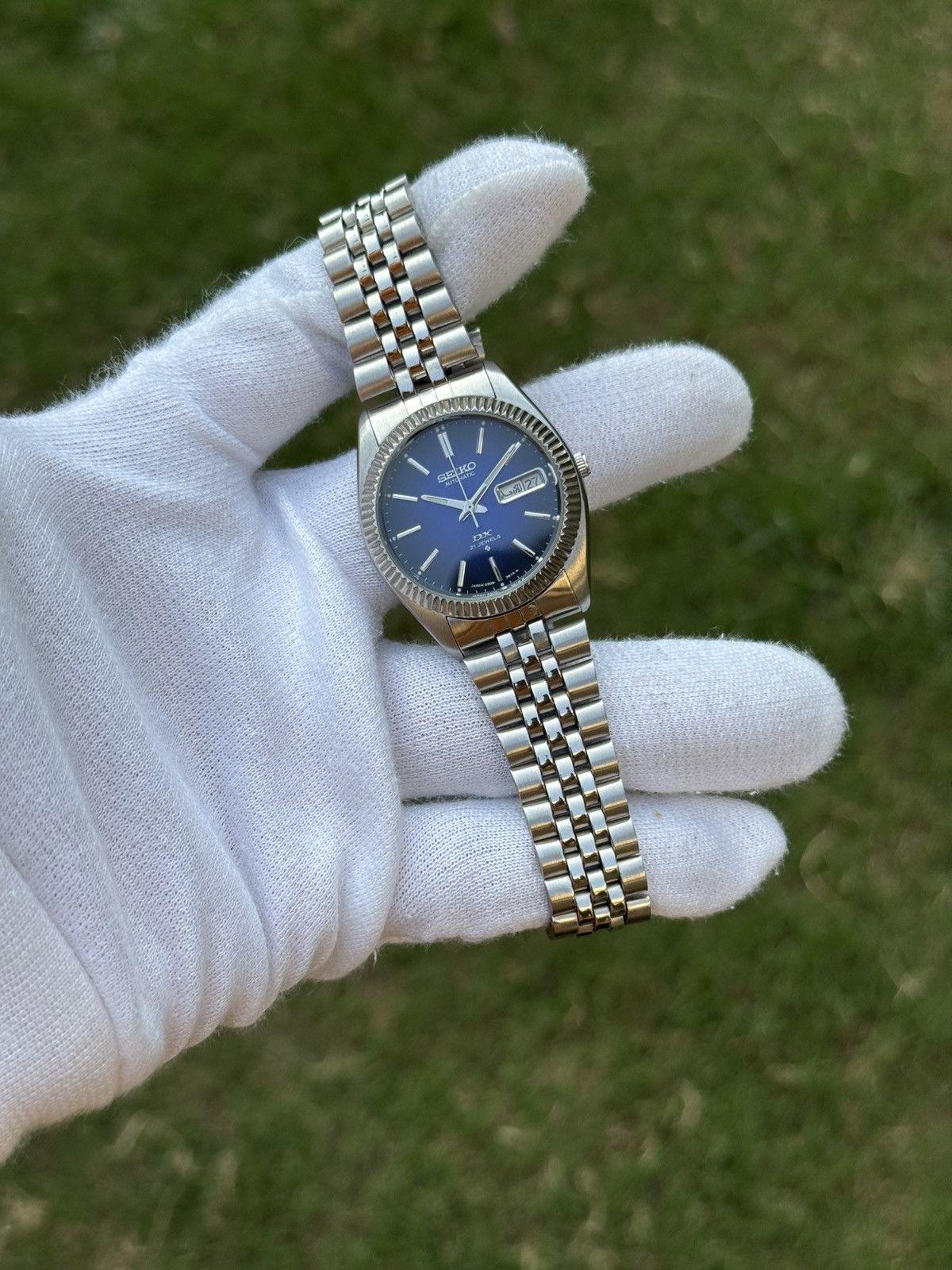 Seiko Seiko 5 DX Fluted Bezel Automatic 6309 Japanese mens Watch Size 36 - 5 Thumbnail