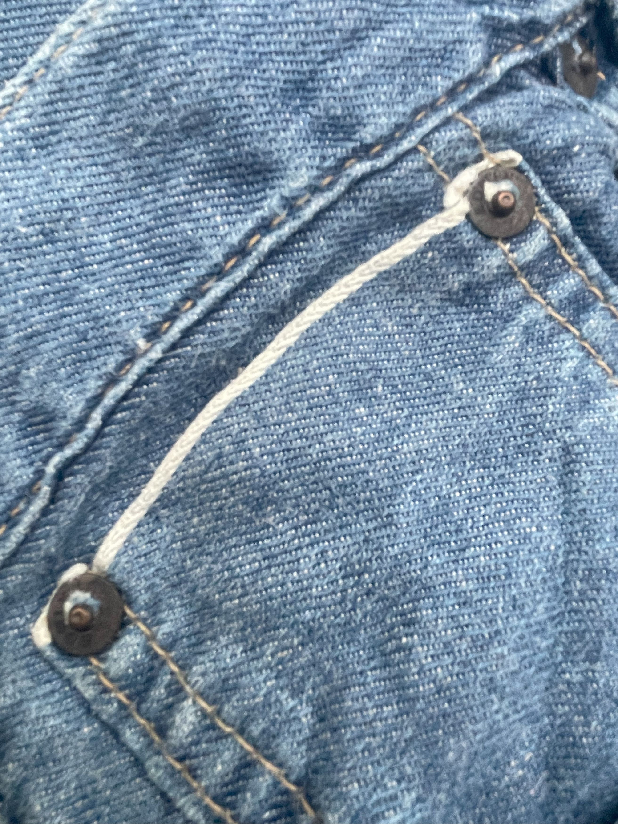 Edwin Vintage Edwin 505SS9 Grand Blue Selvedge Jeans Size US 33 - 10 Thumbnail