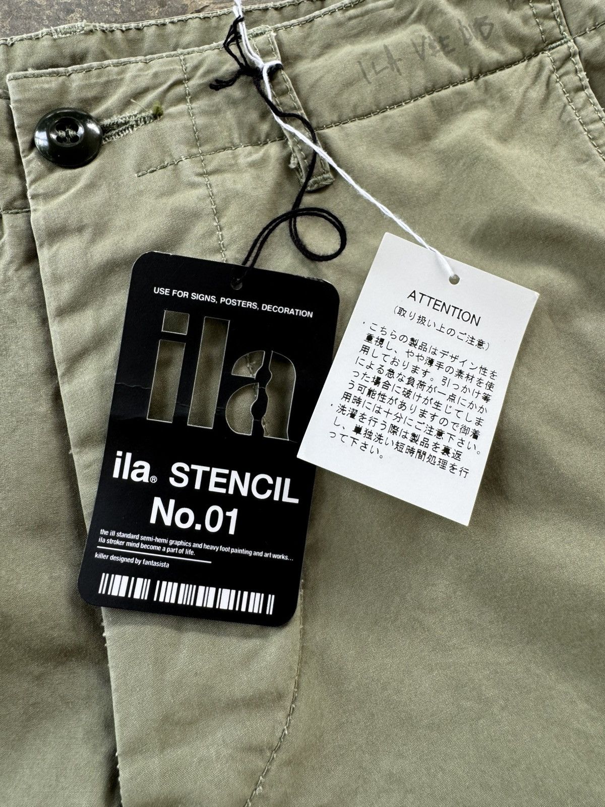 Japanese Brand Ila Vee Dub Art Splash Paint Cargo Pants Size US 32 / EU 48 - 4 Thumbnail