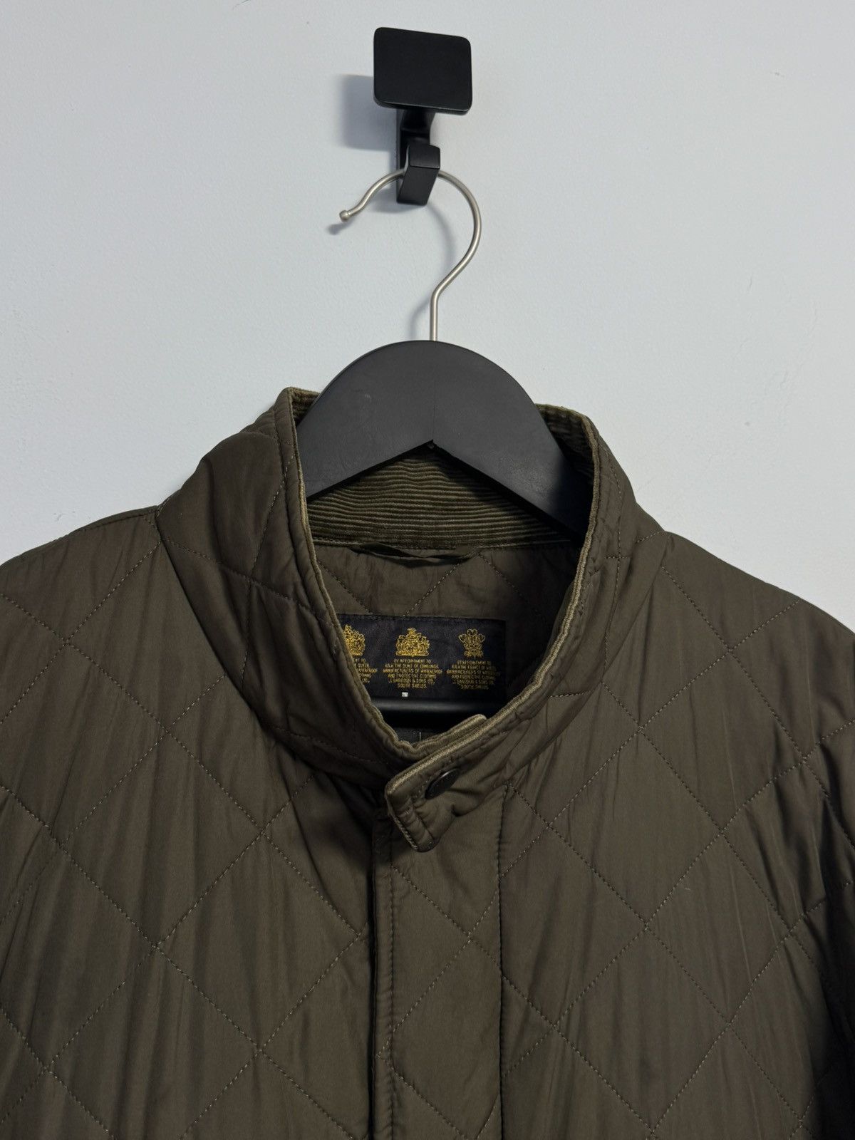 Barbour men's Barbour Chelsea Sportquilt Quilted Olive Field Jacket Size US XL / EU 56 / 4 - 7 Thumbnail