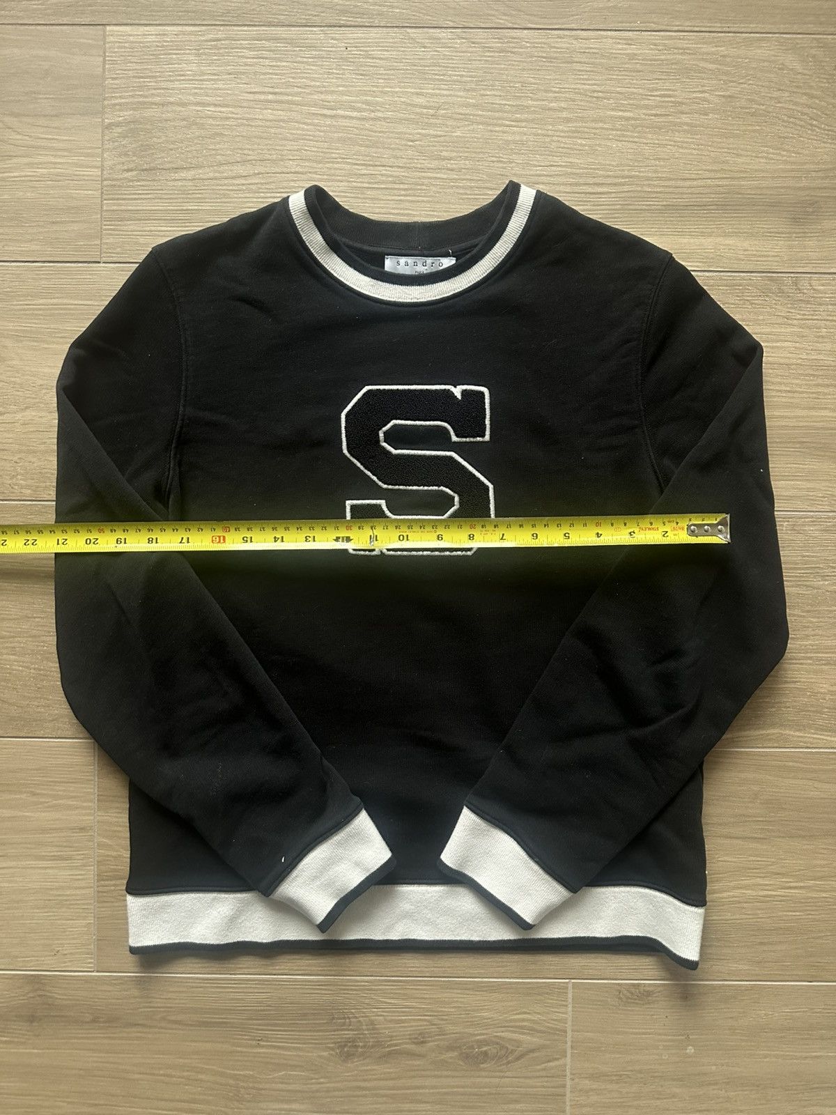 Sandro Sandro Paris Black S Crewneck Size US S / EU 44-46 / 1 - 4 Thumbnail