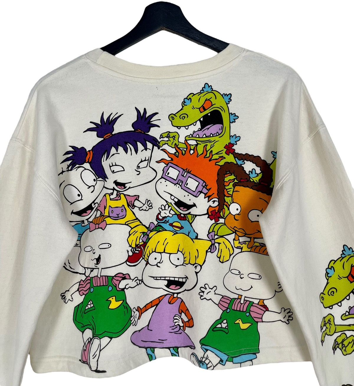 Cartoon Network × Nickelodeon Full print Rugrats Anime Crop Sweatshirt Size M / US 6-8 / IT 42-44 - 4 Thumbnail