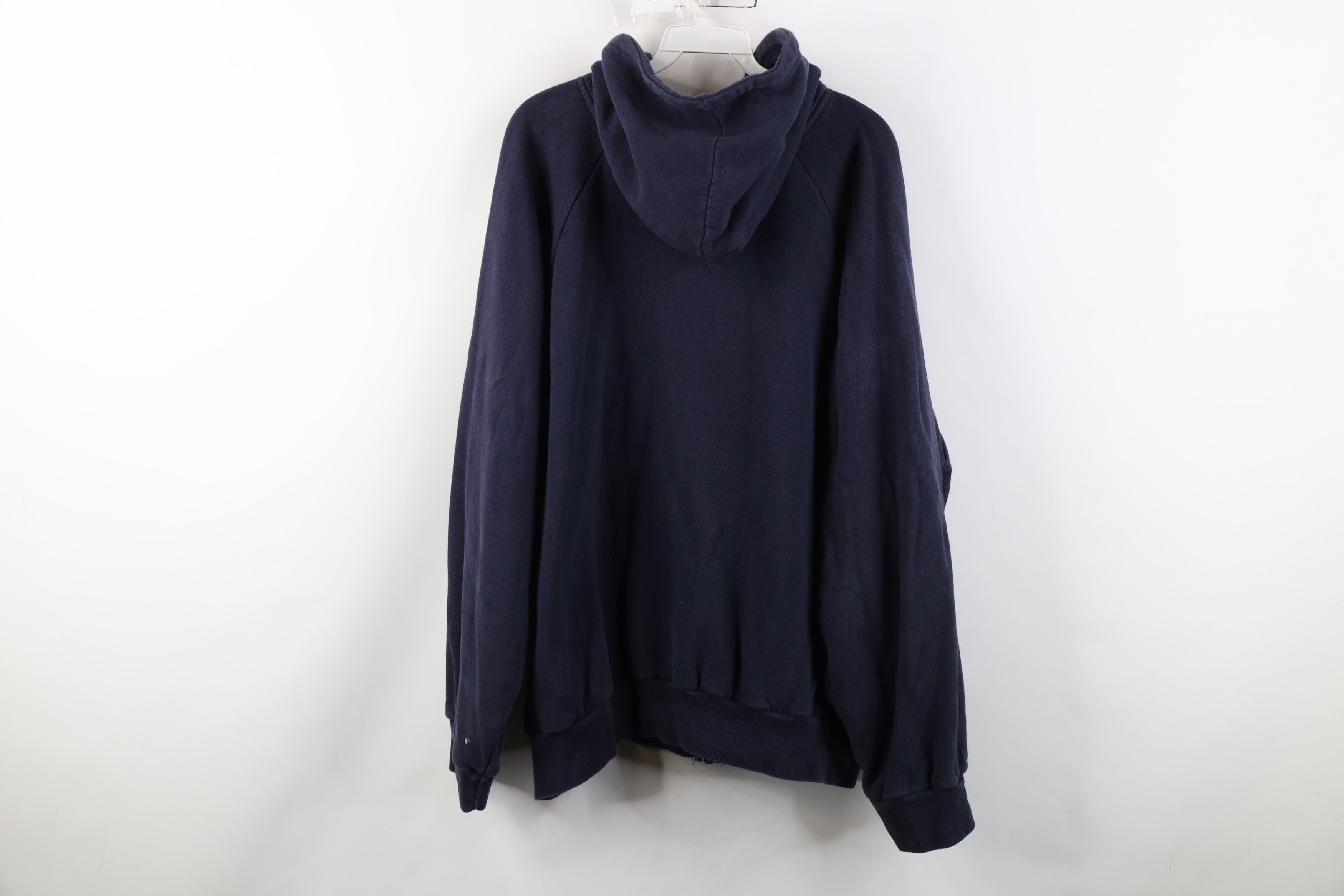 Vintage Vintage 90s Streetwear Thermal Waffle Knit Lined Hoodie Size US XXL / EU 58 / 5 - 12 Thumbnail