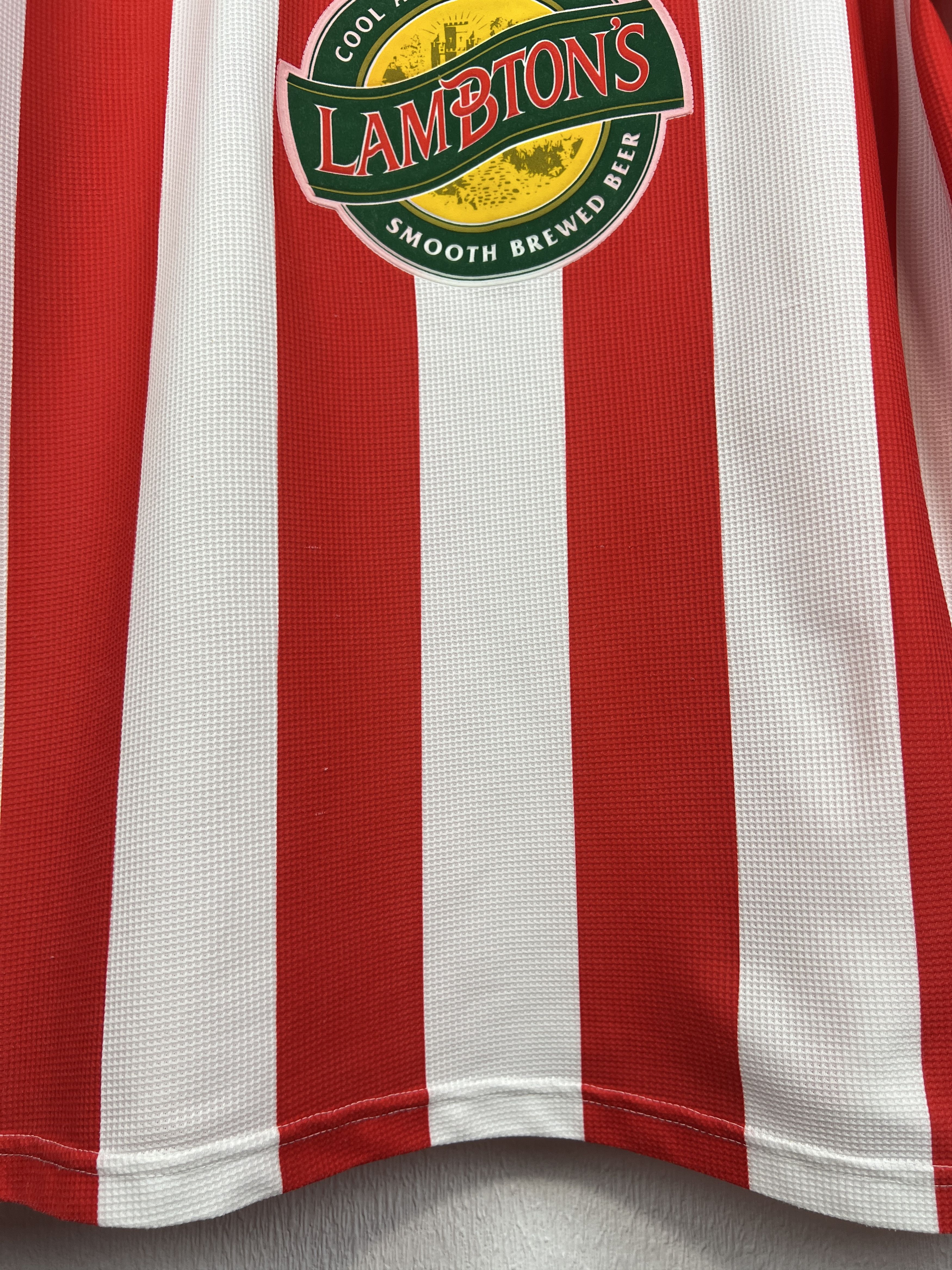 Asics Sunderland Home football shirt Soccer Jersey Trikot Rare Size US XXL / EU 58 / 5 - 7 Thumbnail