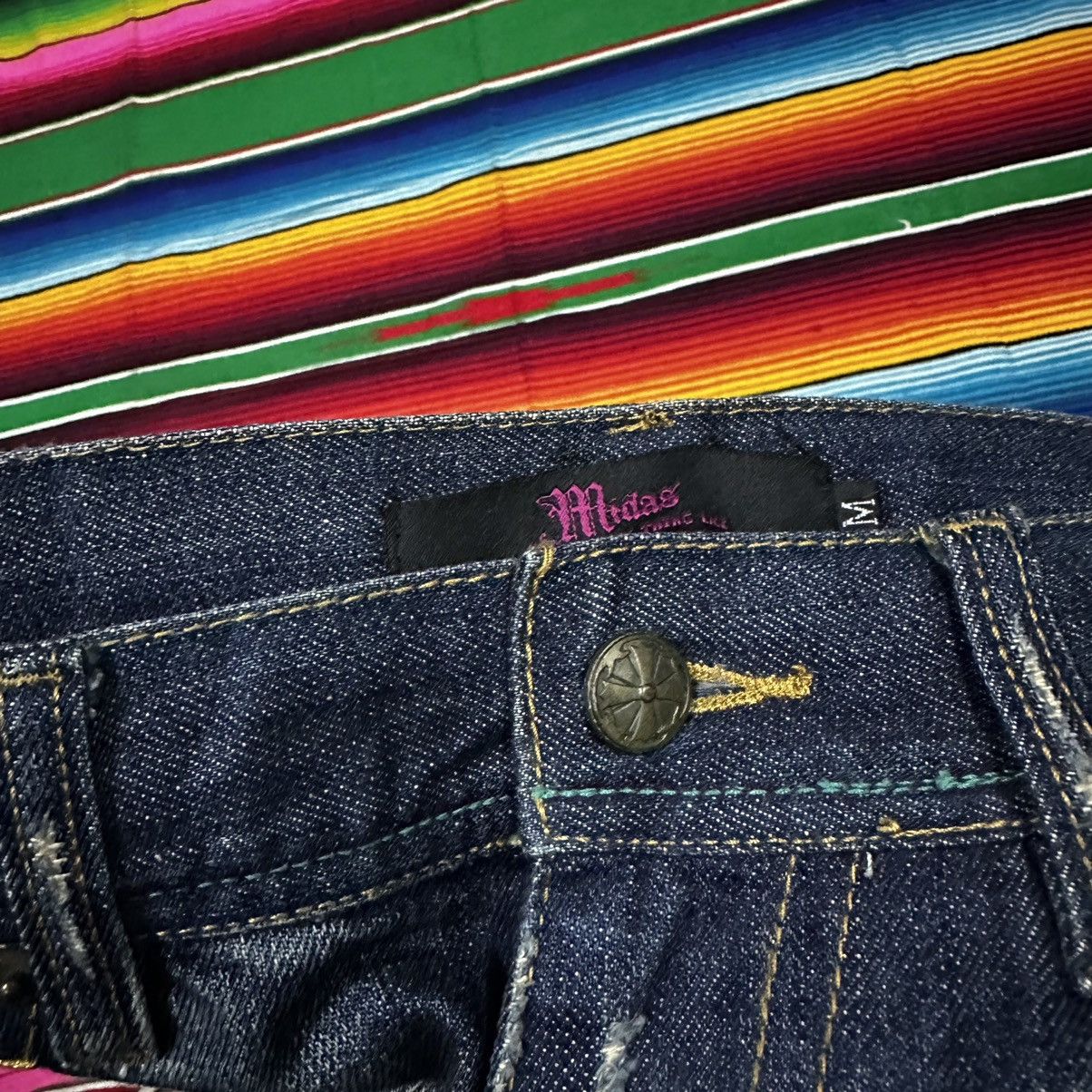 Kapital 💥Distress Denim💥 Japanesebrand Midas Crazy Design💥 Size US 32 / EU 48 - 13 Thumbnail