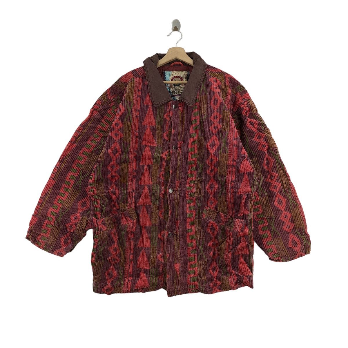 O'Neill Vintage 90s TEAM O’NEILL Corduroy Jacket Aztec Navajo Surf Size US L / EU 52-54 / 3 - 1 Thumbnail