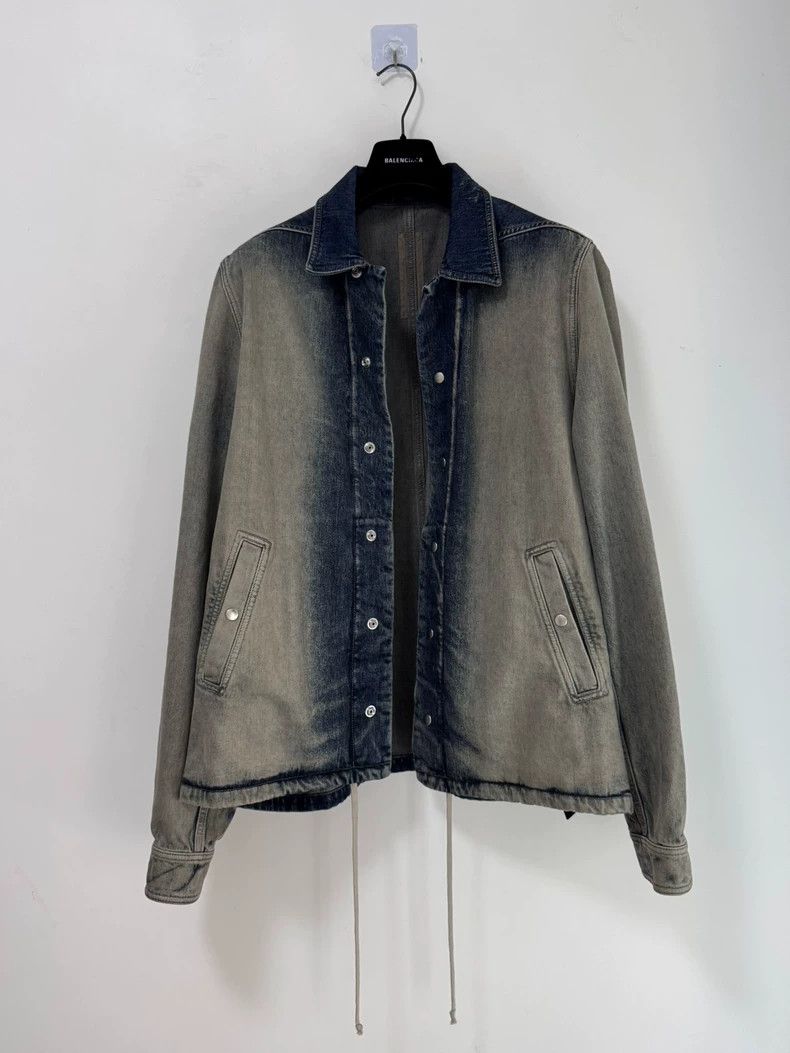 Rick Owens rick owens Gradient wash denim jacket Size US L / EU 52-54 / 3 - 1 Thumbnail