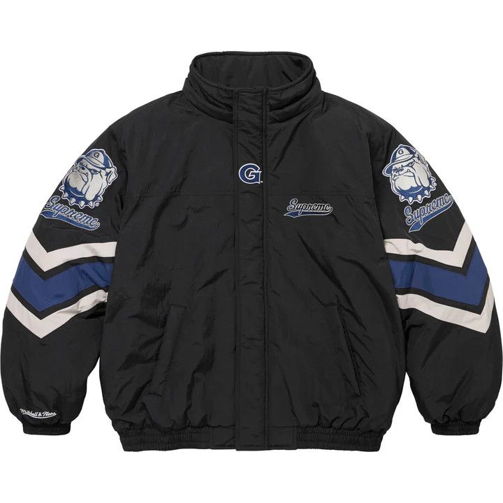 ジャケット・アウター Mitchell Ness NCAA Hooded Stadium Supreme Mitchell & Ness NCAA Hooded Stadium Jacket (FW24) - $368