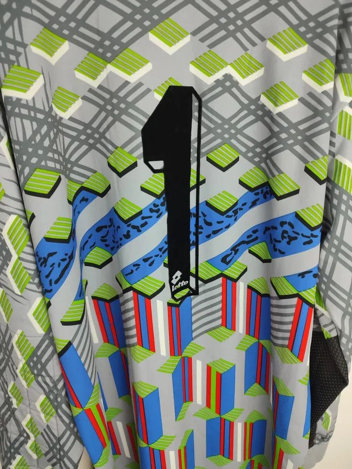 Lotto Sport Vintage LOTTO Goalkeeper FOOTBALL Kit SHIRT SOCCER JERSEY Size US XL / EU 56 / 4 - 13 Thumbnail