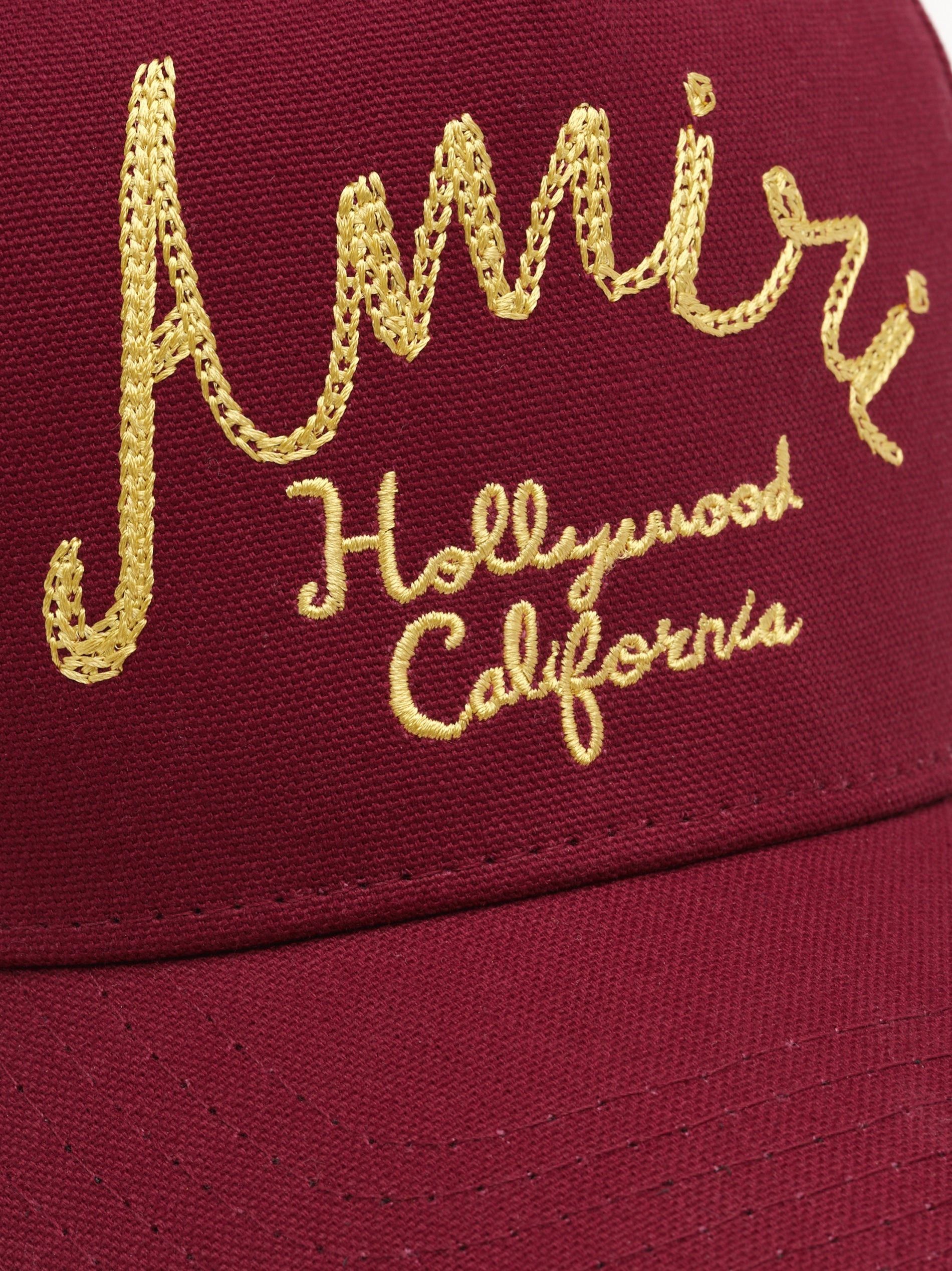 Amiri o1orln1025 Size: OS / Hollywood Canvas Hat / Cap in Red Size ONE SIZE - 5 Thumbnail