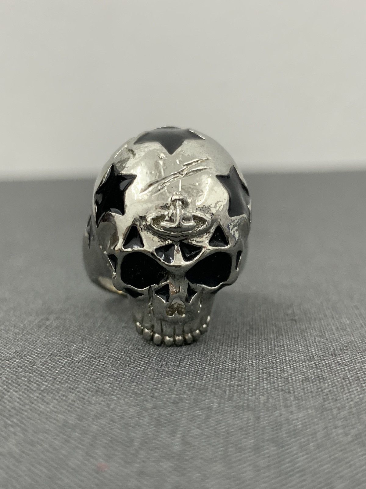Out Of Print Super Vivienne Westwood Galaxy Star Skull Ring