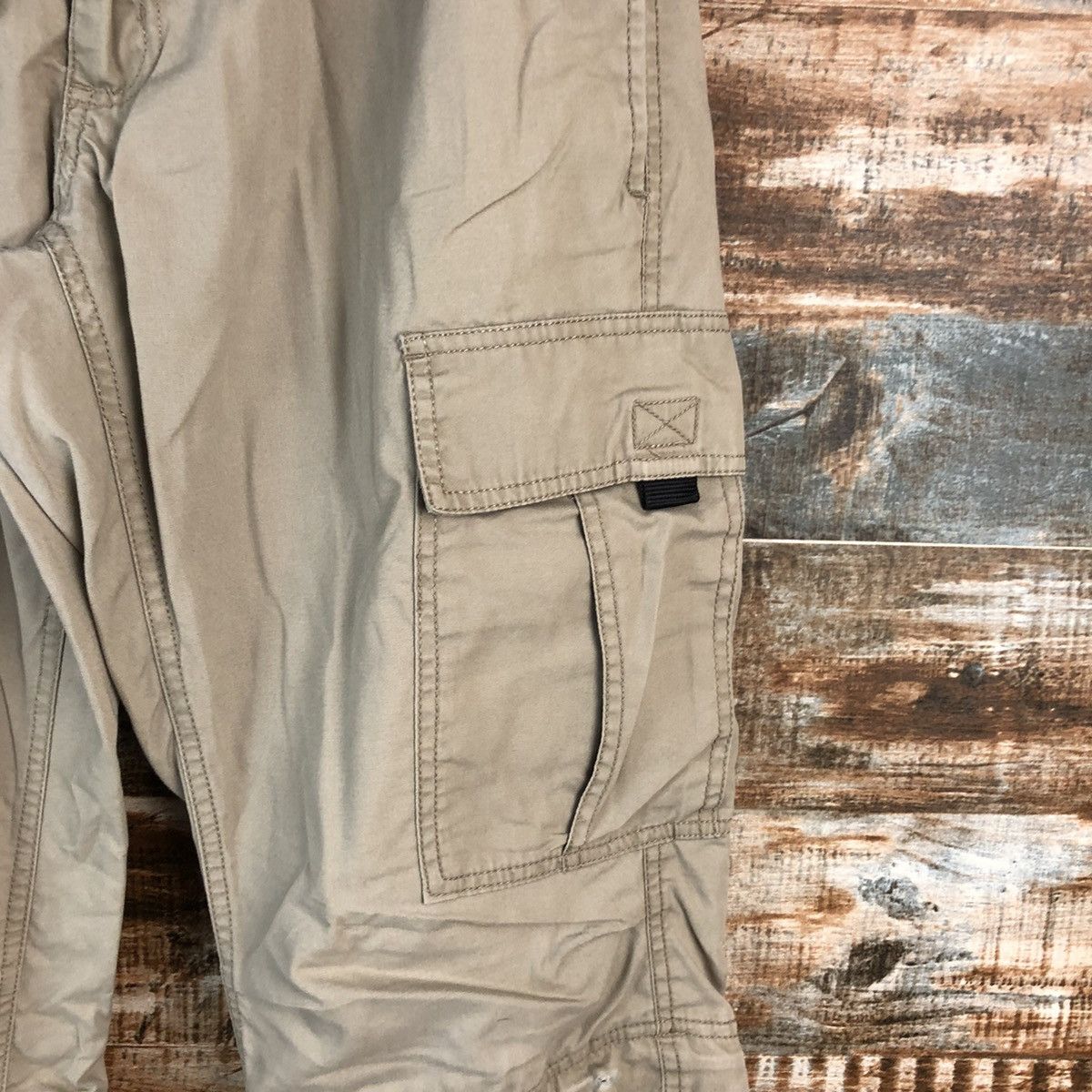 Japanese Brand Anti Label Brown Cargo Multipocket Pants #A2422 Size US 31 - 10 Thumbnail