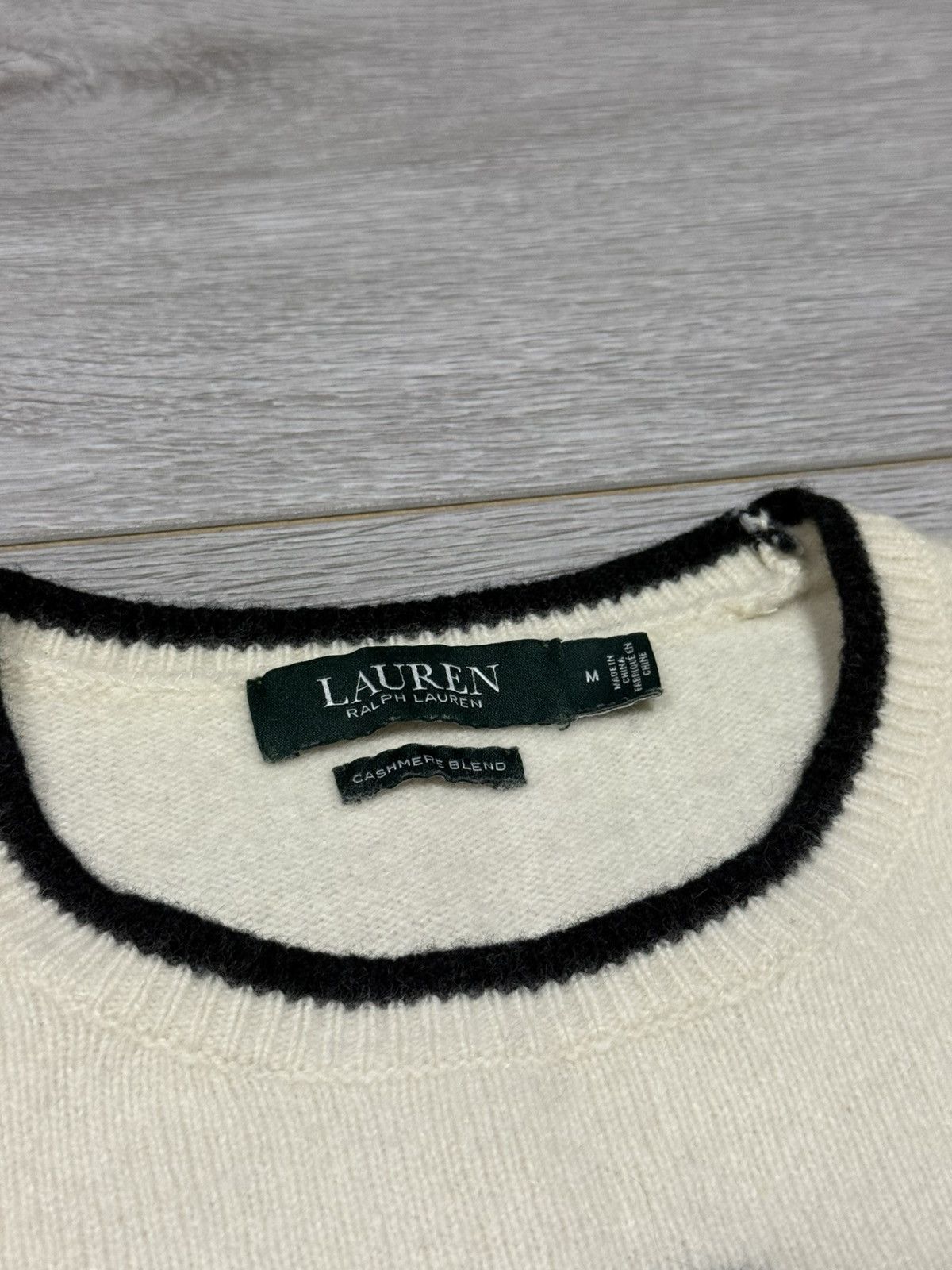 Polo Ralph Lauren POLO RL Ralph Lauren cashmere wool big logo sweater Size M / US 6-8 / IT 42-44 - 5 Thumbnail