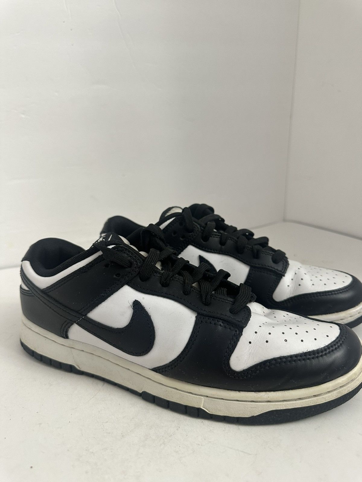 Nike Nike Dunk Low Retro Black White Colorblock Size US 9 / EU 42 - 1 Thumbnail