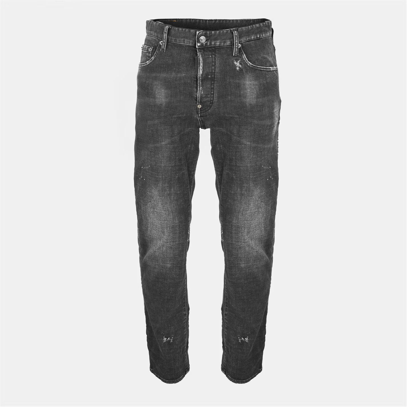 Dsquared2 o1g2r1mq0426 Straight Leg Jeans in Black Size US 38 / EU 54 - 1 Thumbnail
