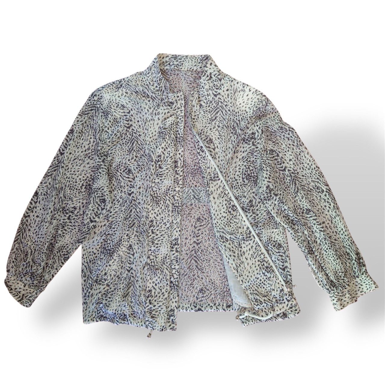 Japanese Brand Abstract monochrome animal print Shirt by Nagato Size US M / EU 48-50 / 2 - 3 Thumbnail