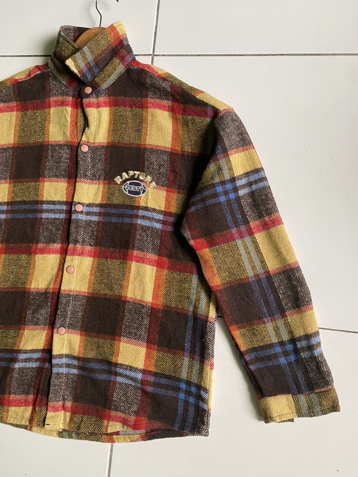 Flannel × Japanese Brand CHN baseball Zesty rapture Button Shirt Size US XL / EU 56 / 4 - 4 Thumbnail