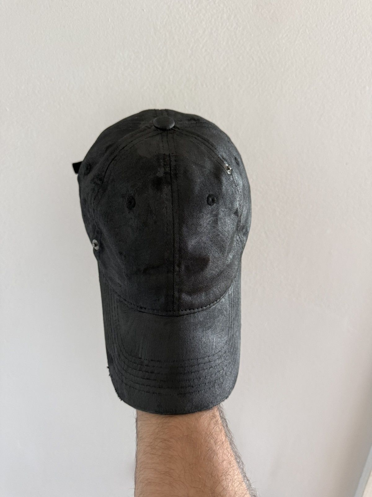 P.L.N. P.L.N. Oilskin Waxed Coated Cotton Distressed Cap/Hat Size ONE SIZE - 14 Thumbnail
