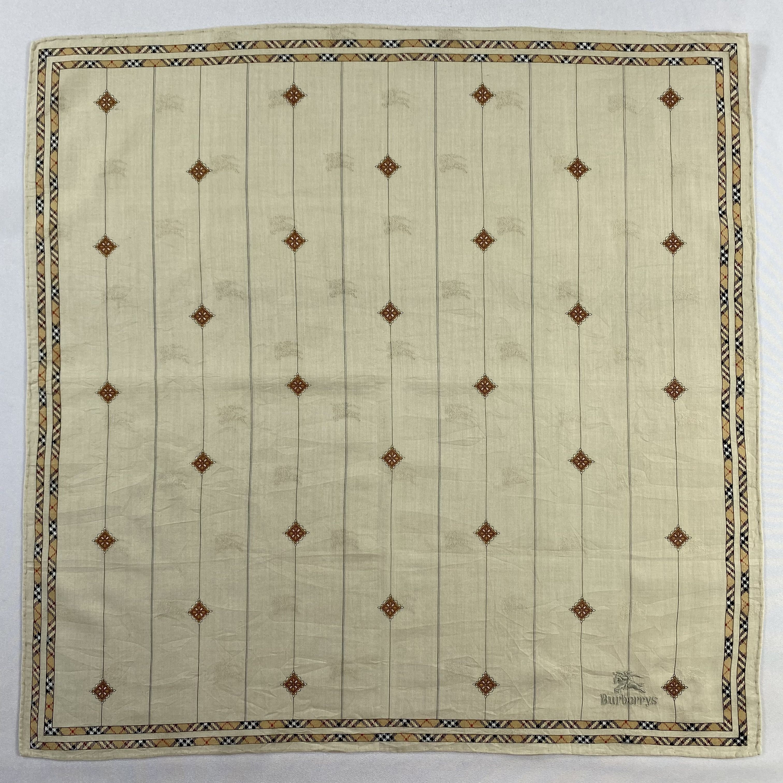 Burberry × Vintage Burberry Handkerchief / Neckerchief / Bandana-P1543 Size ONE SIZE - 1 Thumbnail