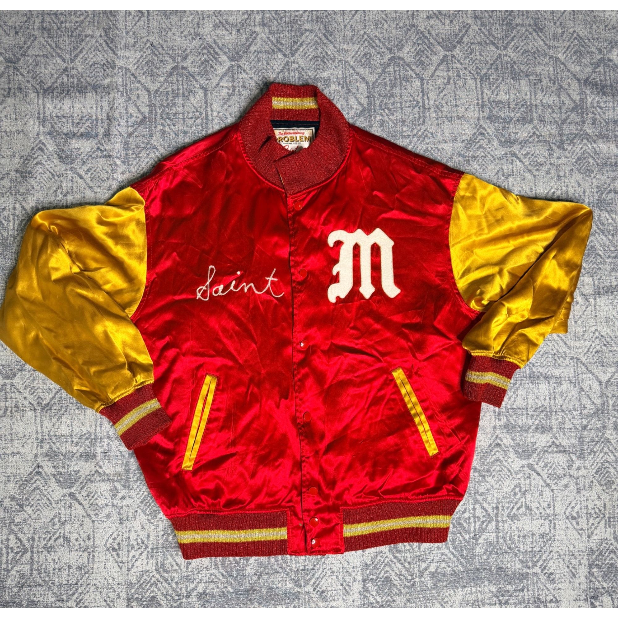 Saint Michael SAINT MICHAEL SAINT VARSITY JACKET Size US L / EU 52-54 / 3 - 2 Thumbnail