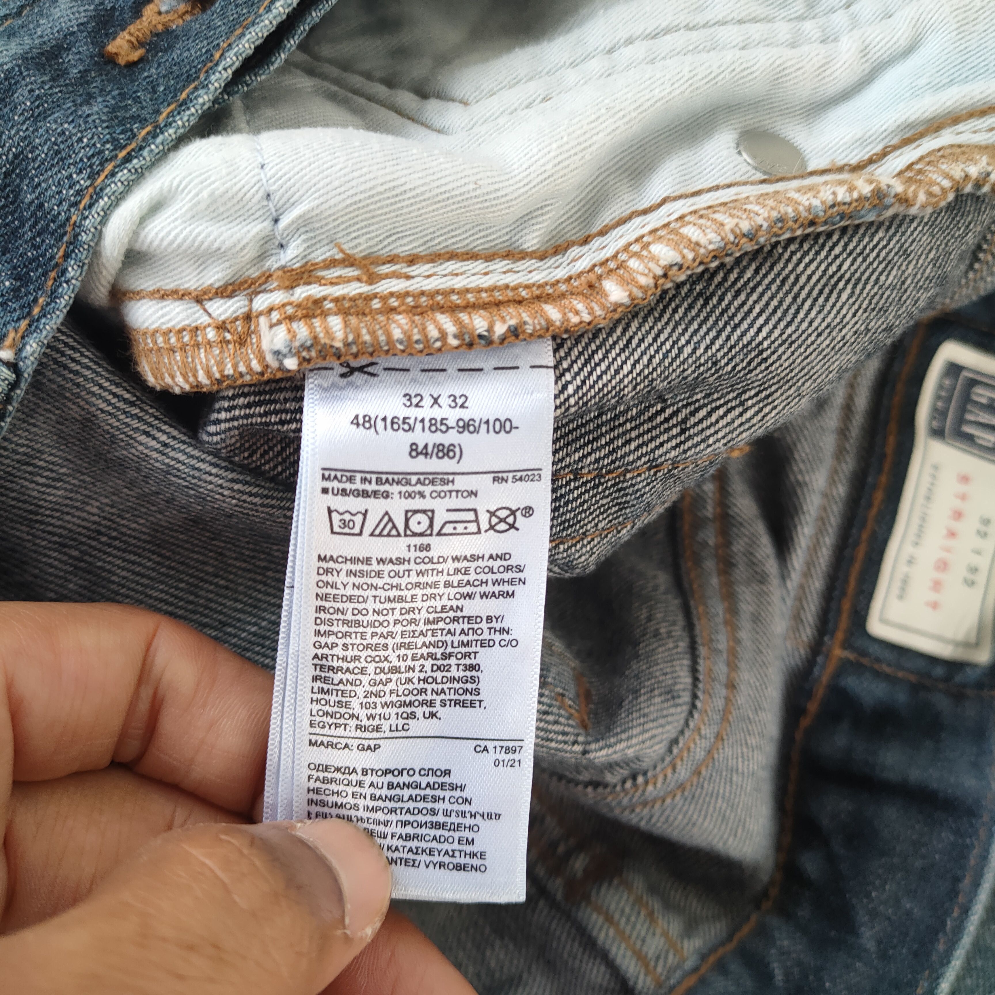 Japanese Brand W34 VINTAGE JAPANESE FADED DISTRESSED RIPPED JEAN PANTS Size US 34 / EU 50 - 12 Thumbnail